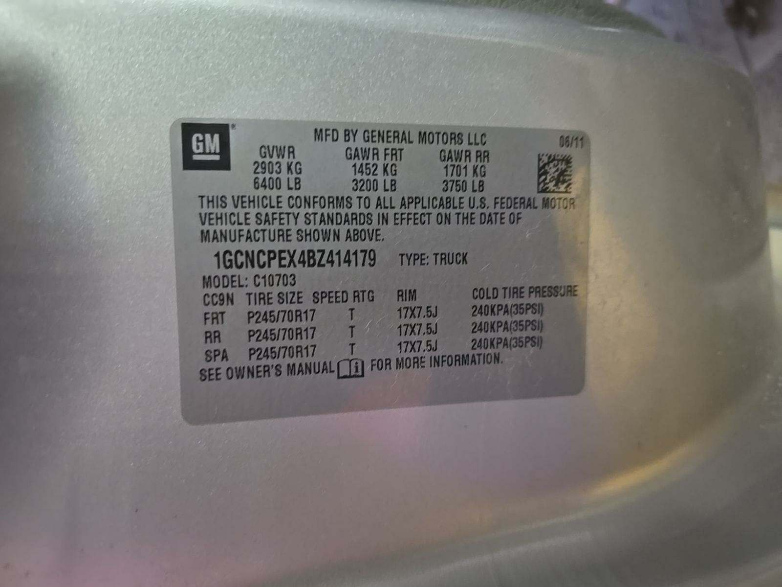 2011 Chevrolet Silverado 1500 Work Truck RWD