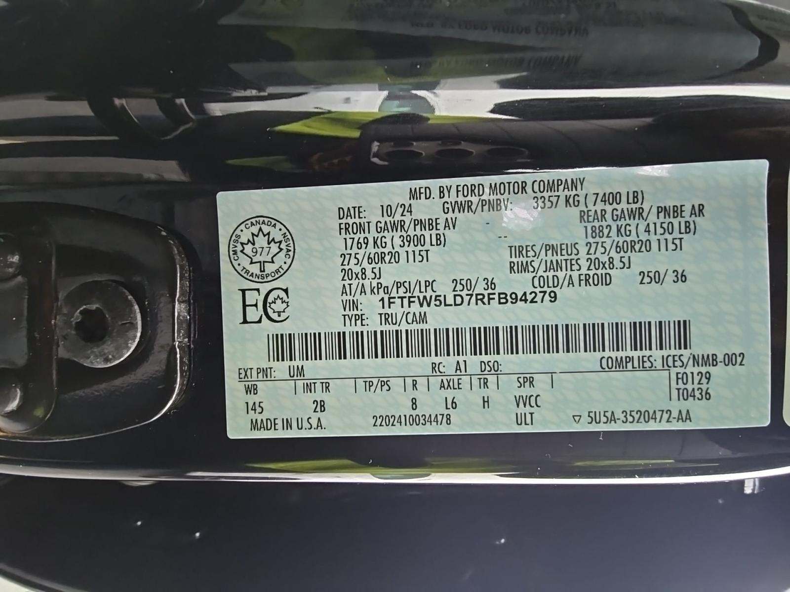 2024 Ford F-150 Hybrid Lariat AWD