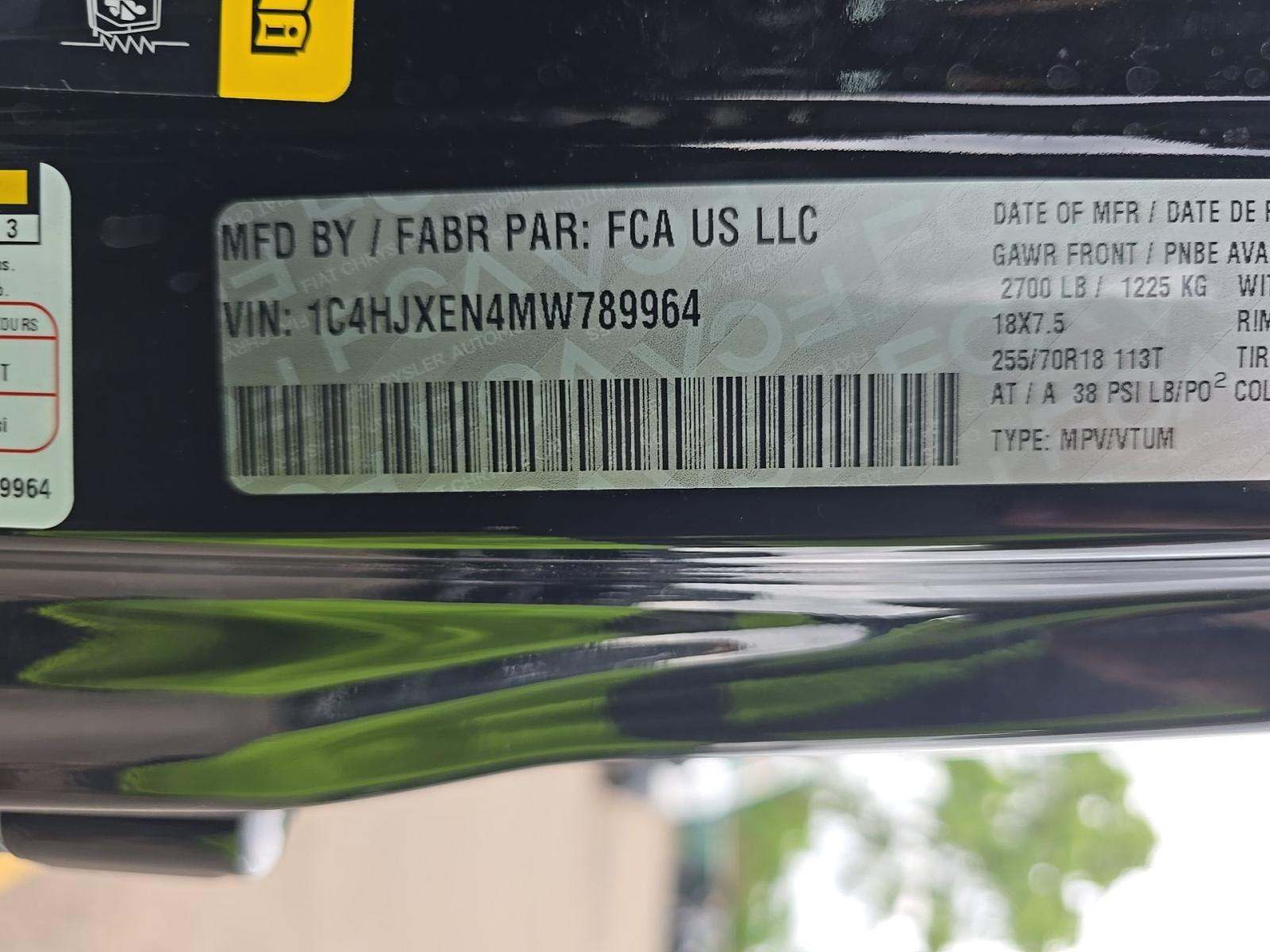 2021 Jeep Wrangler Unlimited Sahara AWD