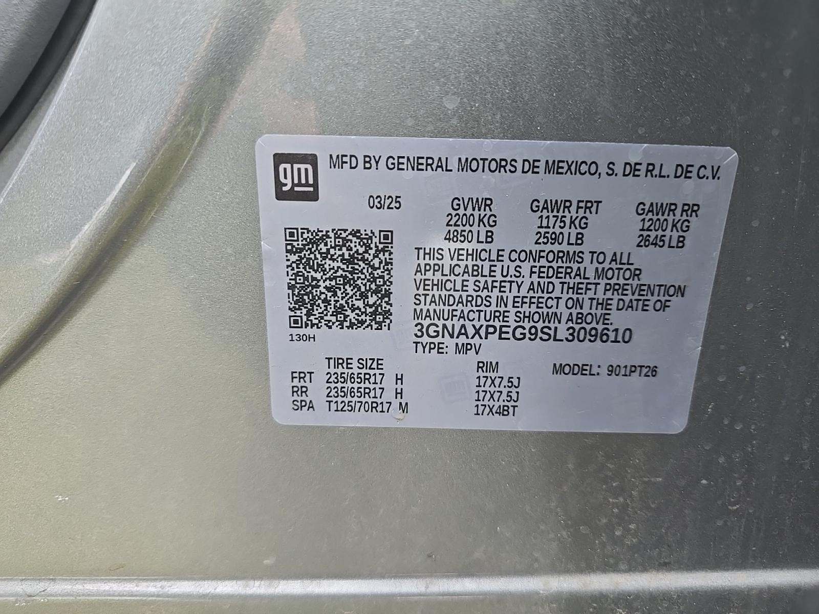 2025 Chevrolet Equinox LT AWD