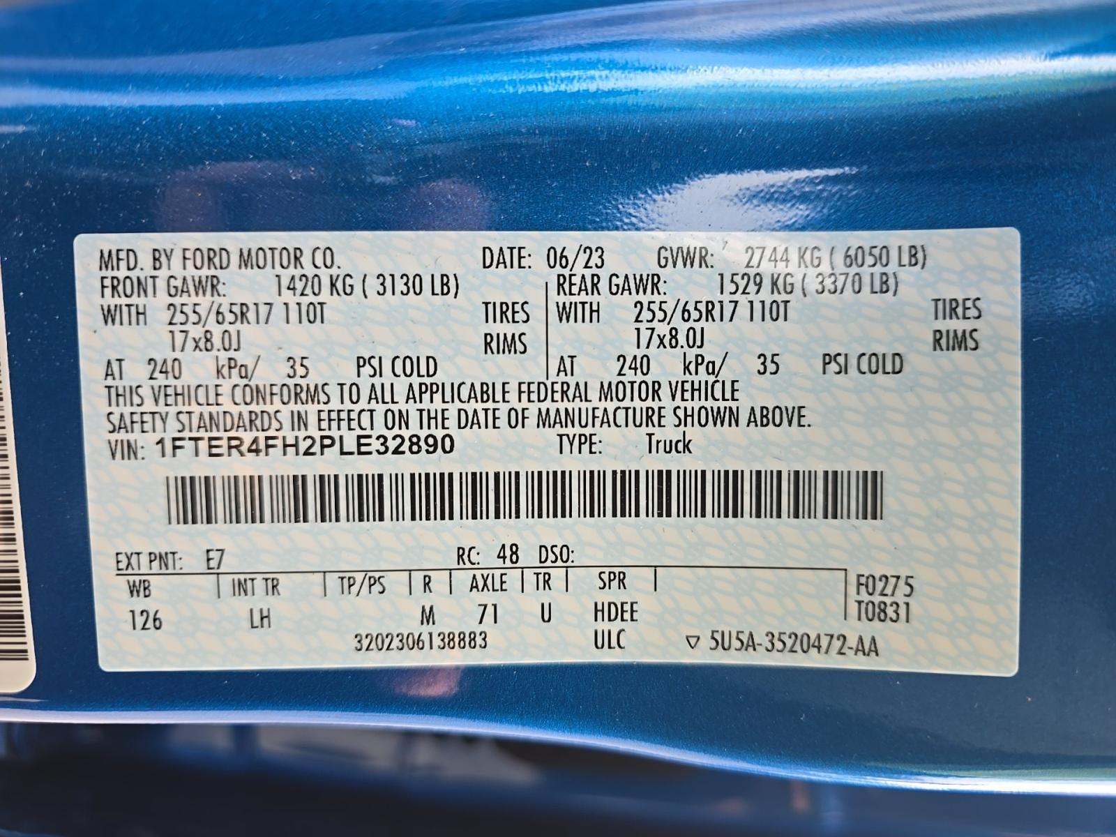 2023 Ford Ranger XLT AWD