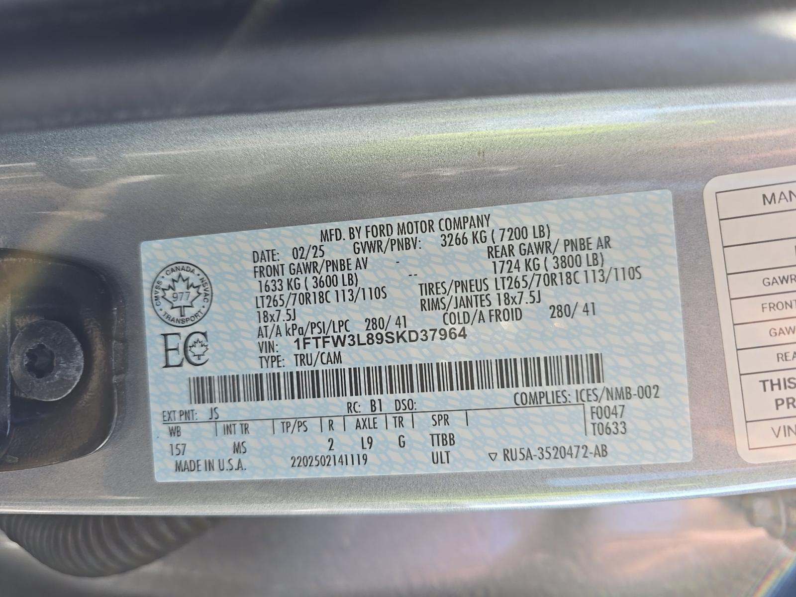 2025 Ford F-150 XLT AWD