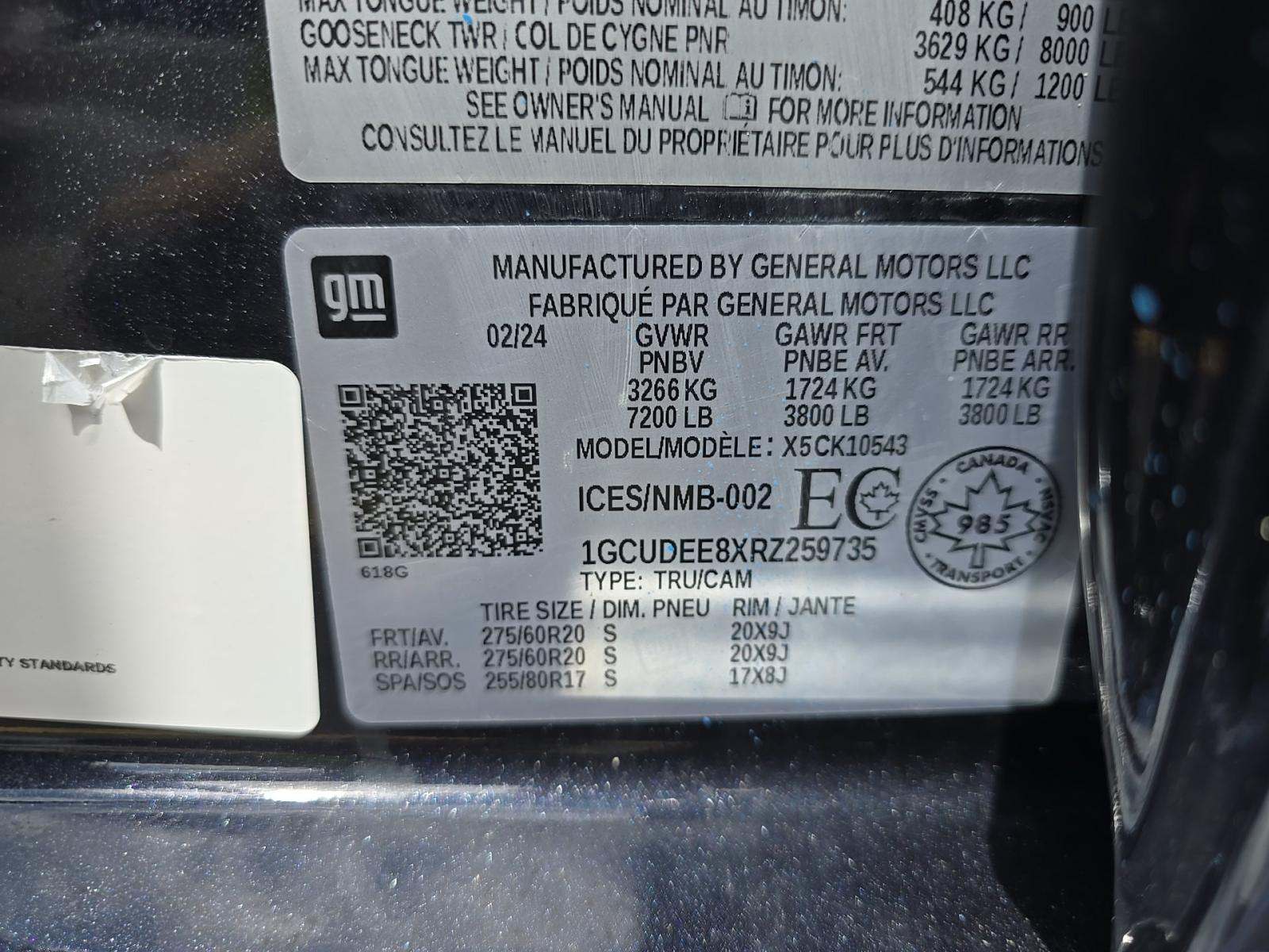 2024 Chevrolet Silverado 1500 RST AWD