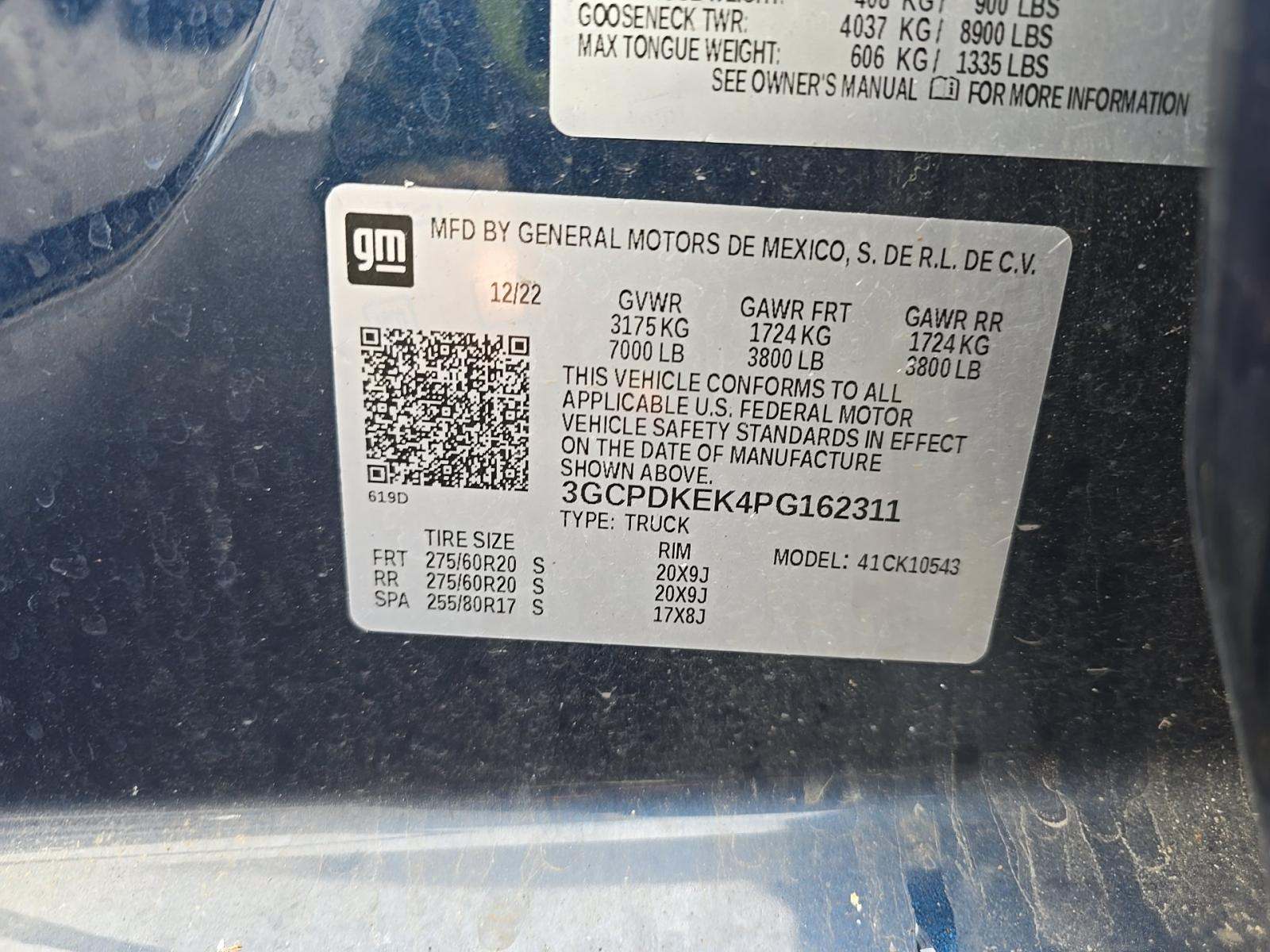 2023 Chevrolet Silverado 1500 LT AWD