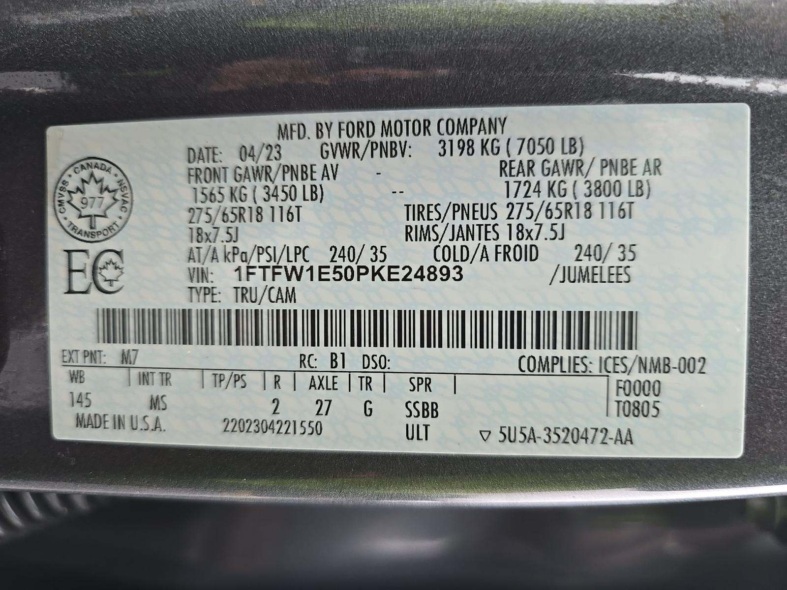 2023 Ford F-150 XLT AWD