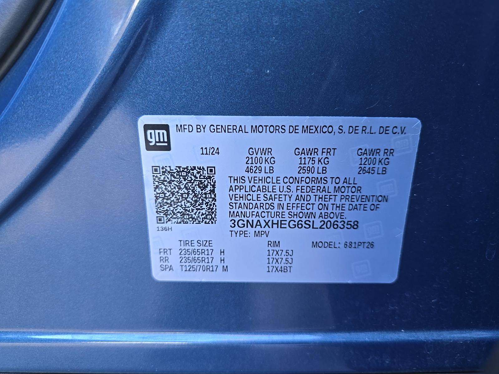 2025 Chevrolet Equinox LT FWD