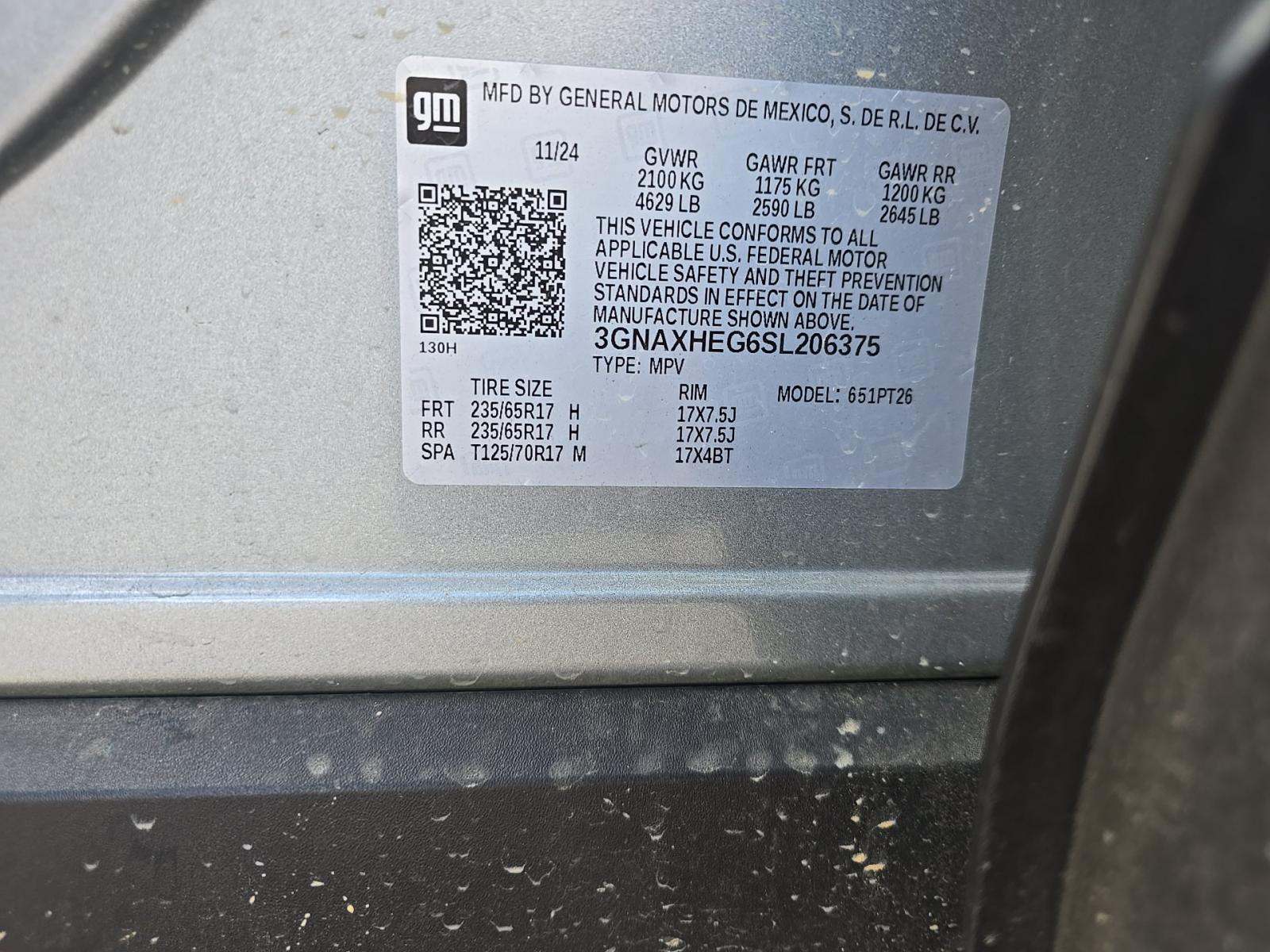 2025 Chevrolet Equinox LT FWD