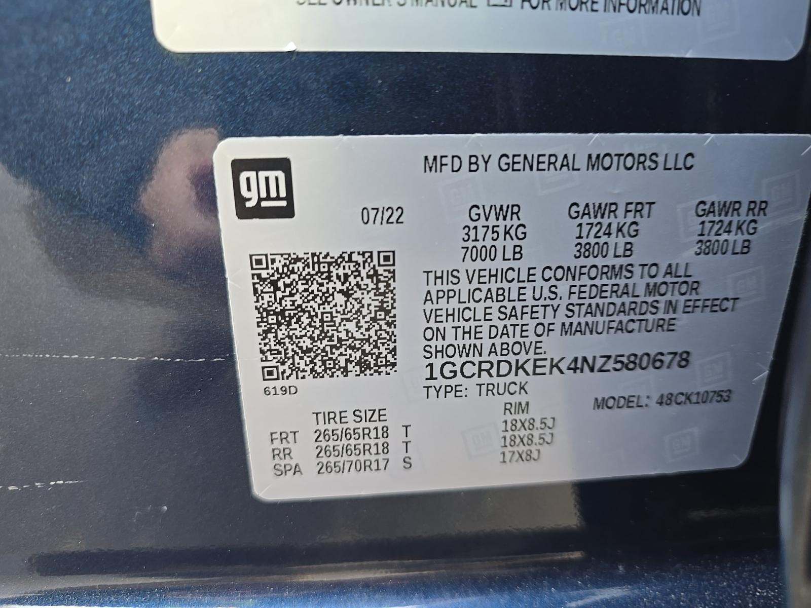 2022 Chevrolet Silverado 1500 LT AWD