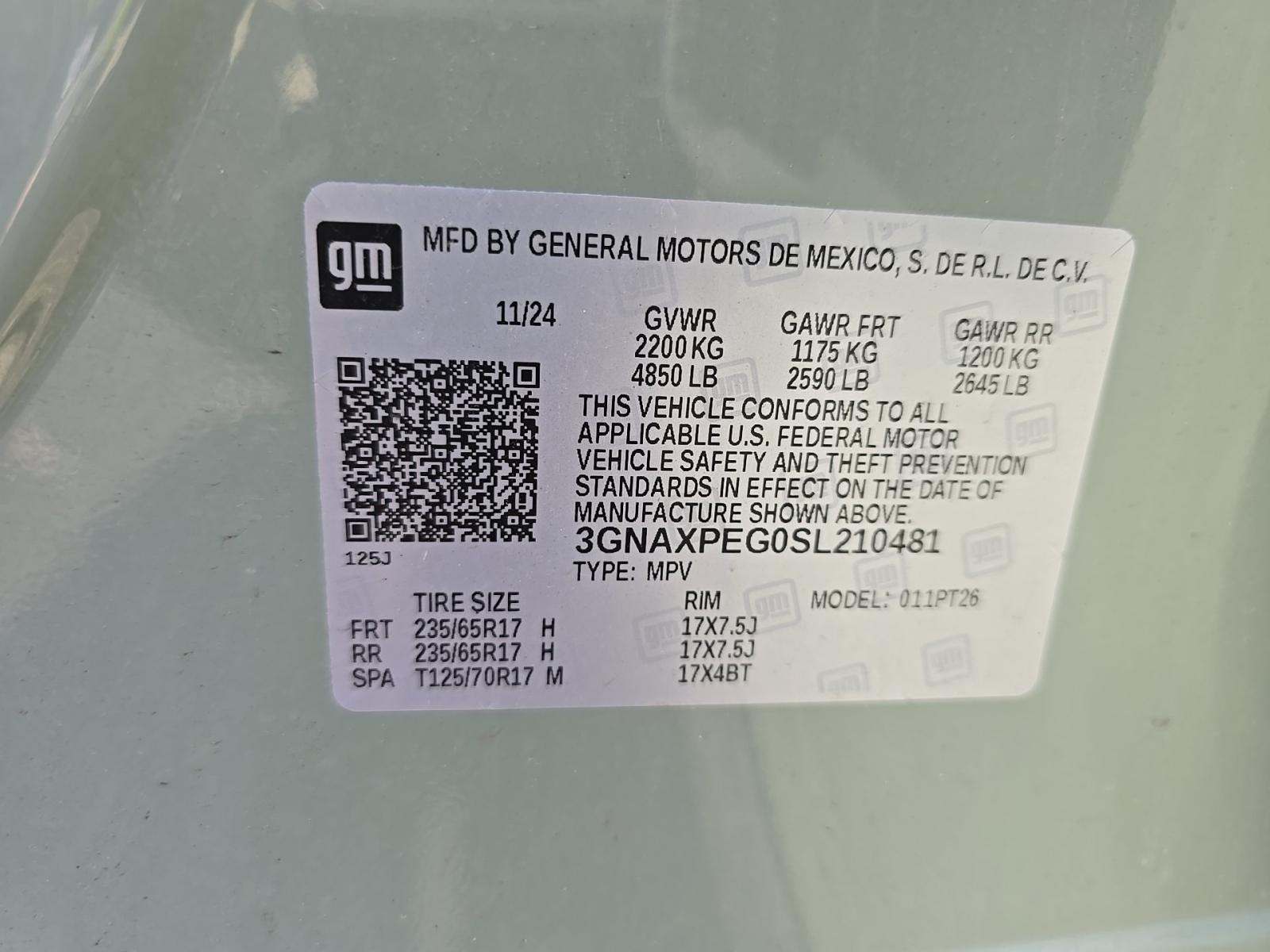 2025 Chevrolet Equinox LT AWD
