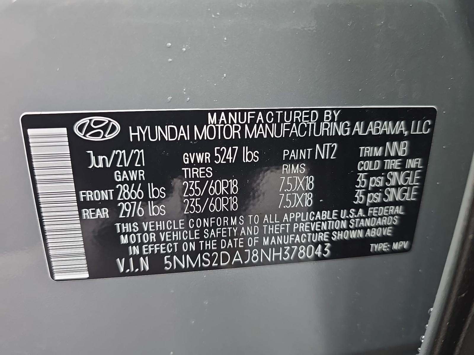 2022 Hyundai Santa Fe SEL AWD