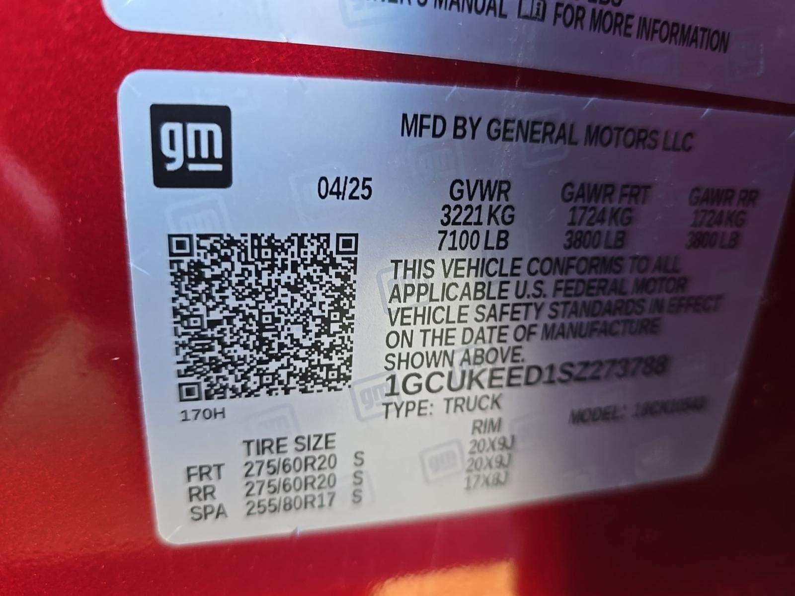 2025 Chevrolet Silverado 1500 RST AWD