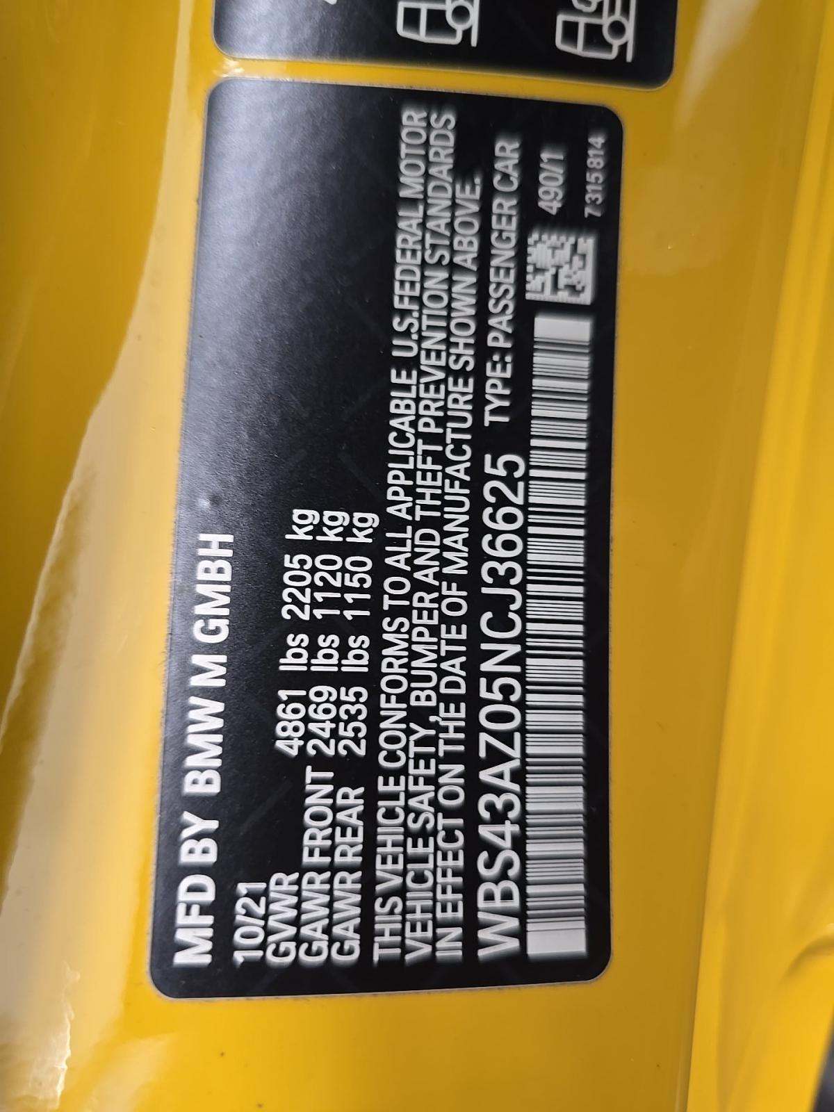 2022 BMW M4 Competition xDrive AWD