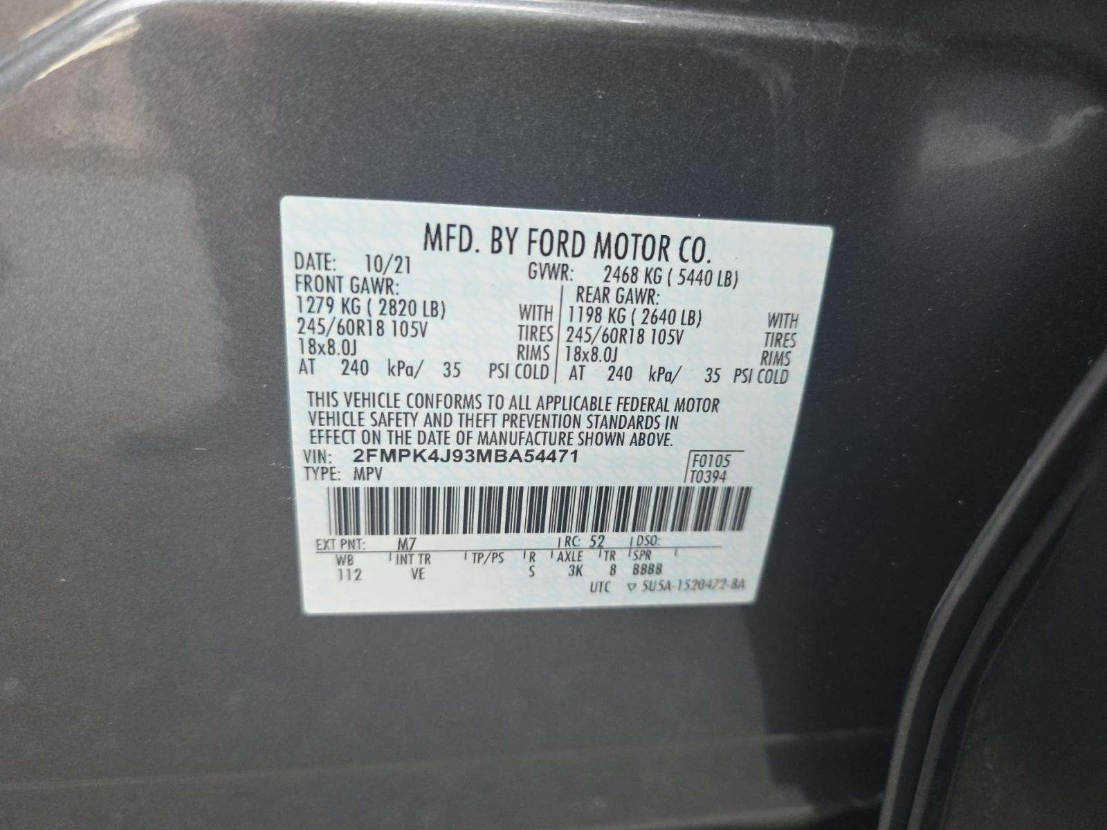 2021 Ford Edge SEL AWD