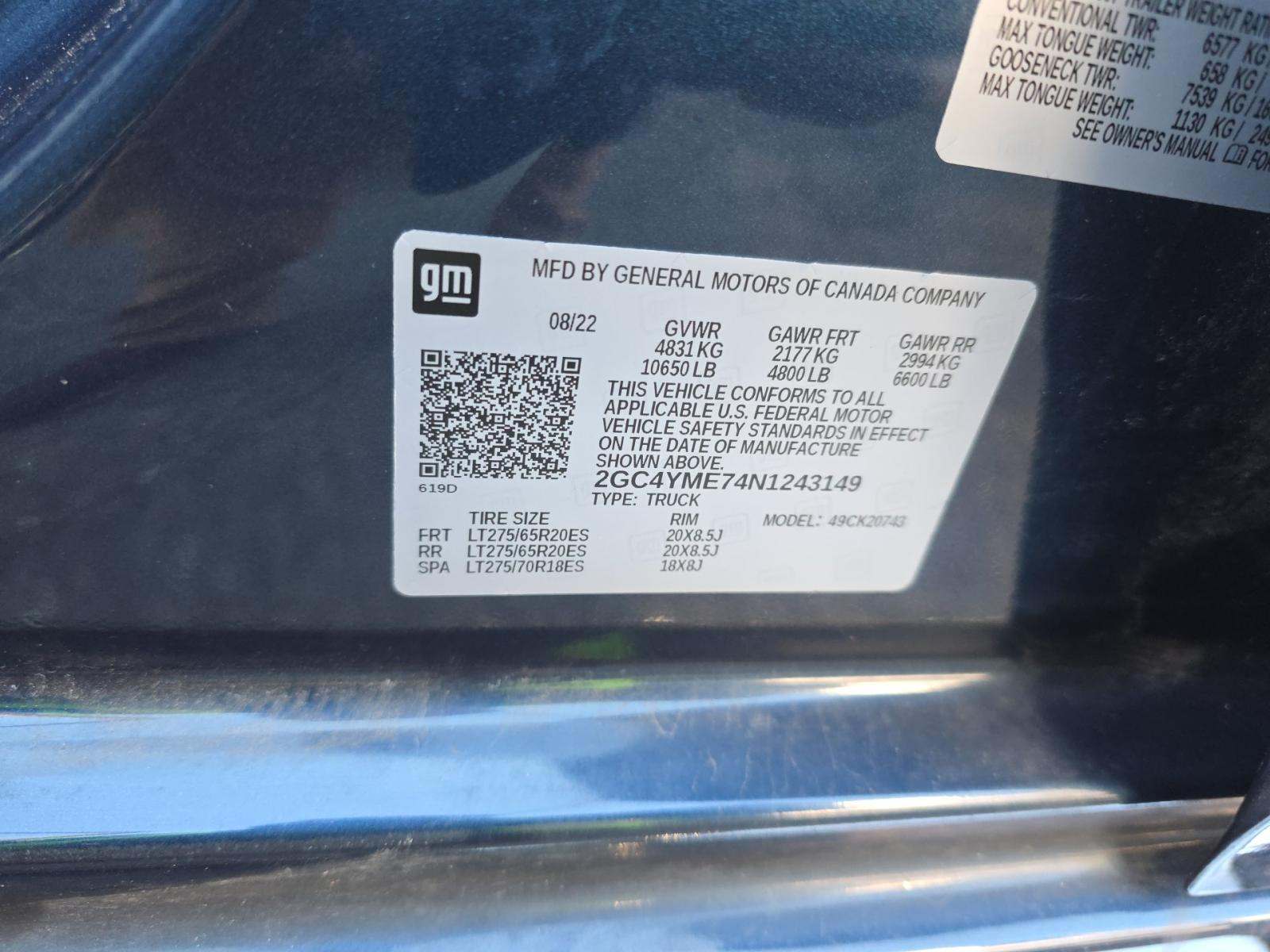 2022 Chevrolet Silverado 2500HD Custom AWD