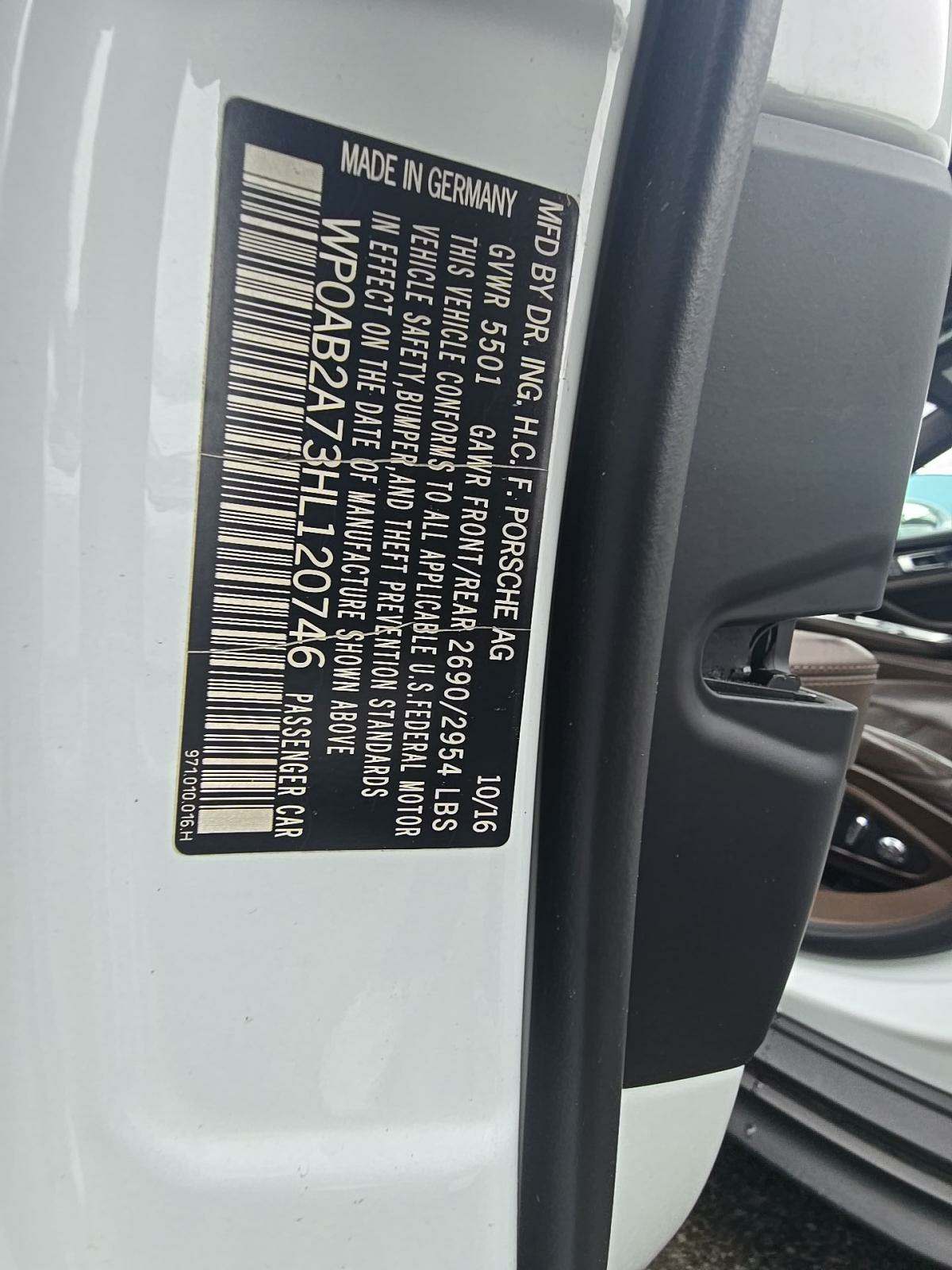 2017 Porsche Panamera 4S AWD