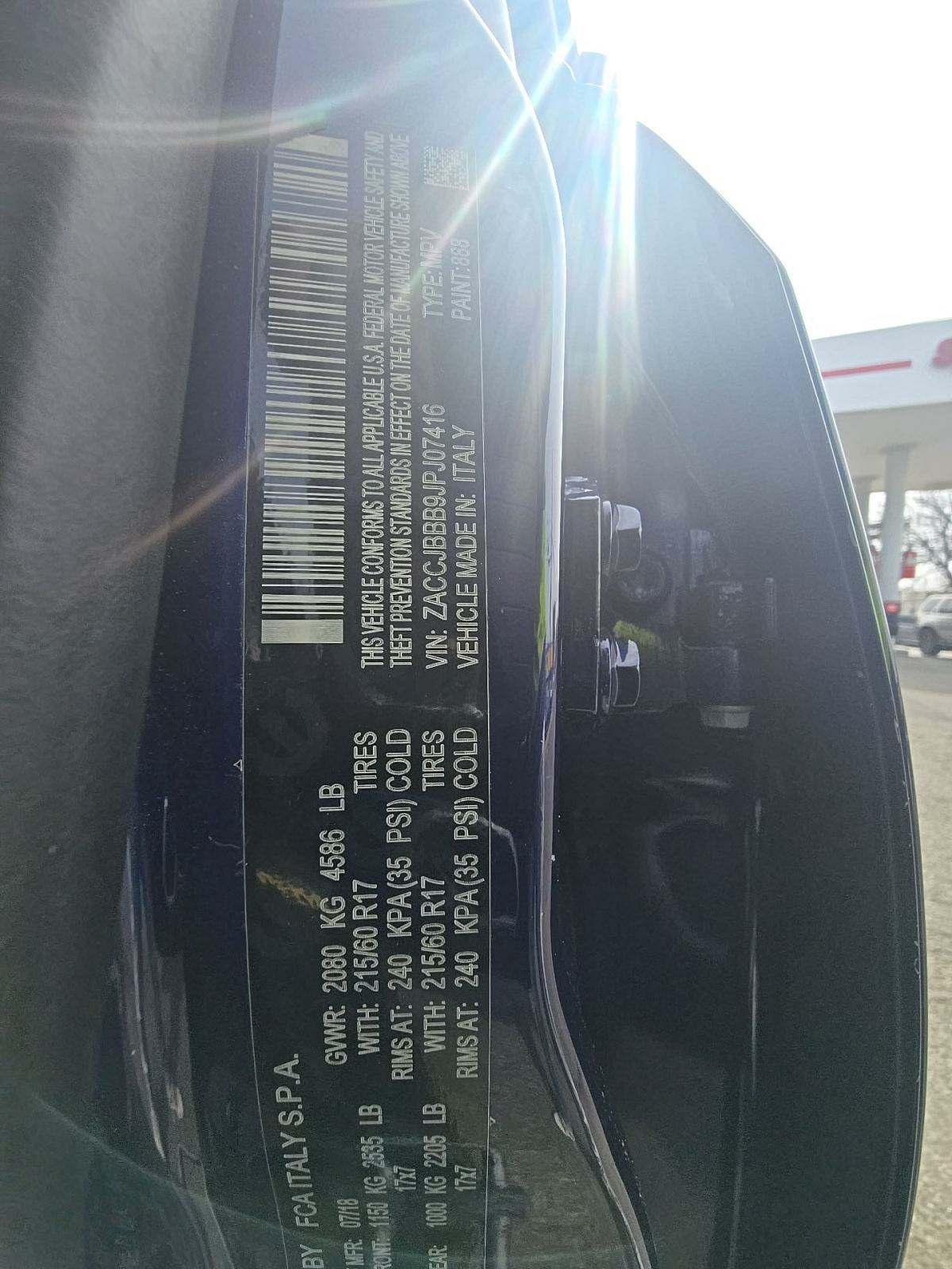 2018 Jeep Renegade Latitude AWD