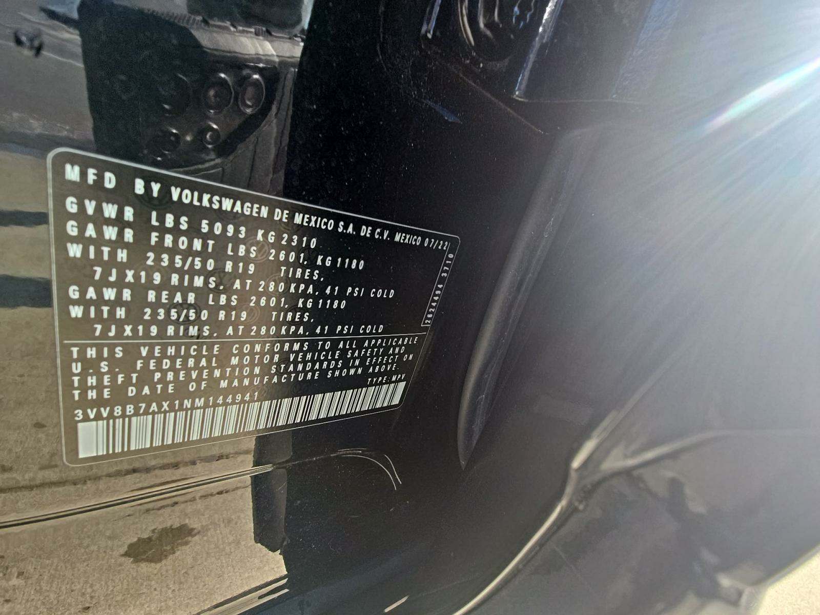 2022 Volkswagen Tiguan 2.0T SE R-Line Black AWD