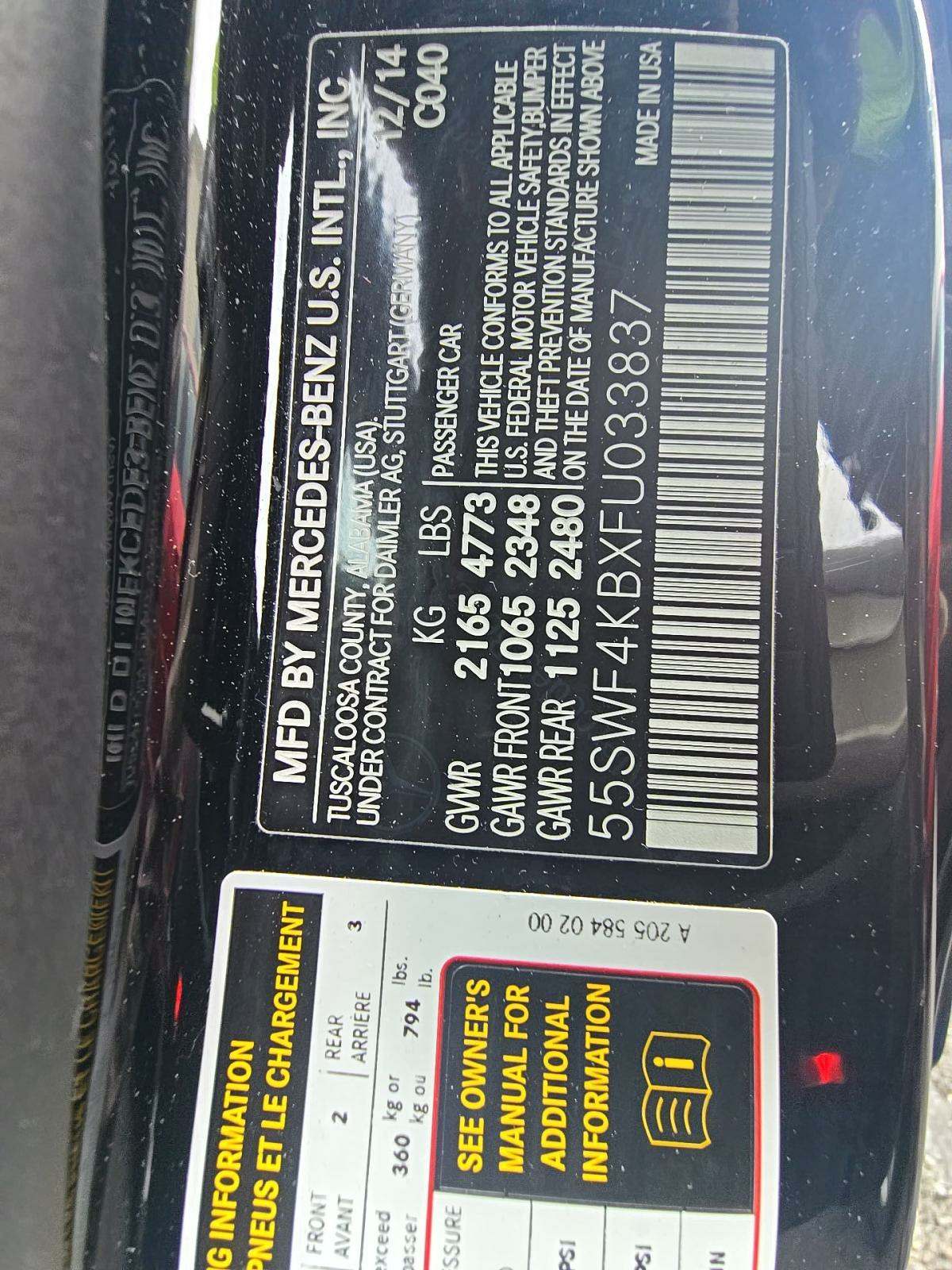 2015 Mercedes-Benz C-Class C 300 AWD