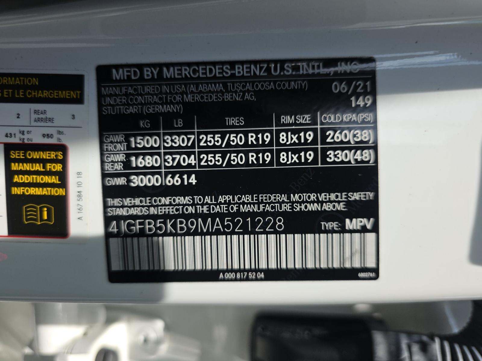 2021 Mercedes-Benz GLE GLE 450 AWD