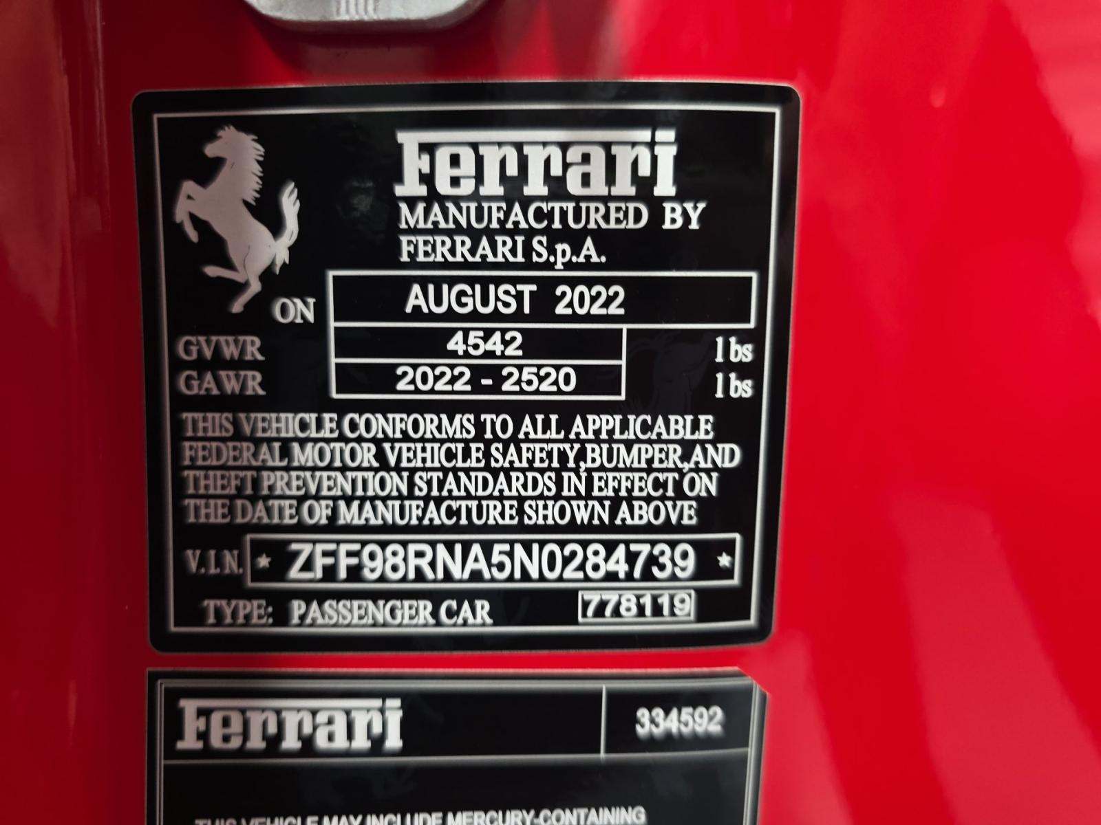 2022 Ferrari Roma Base RWD