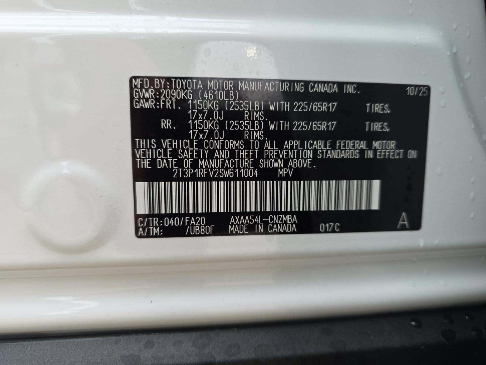 2025 Toyota RAV4 XLE AWD