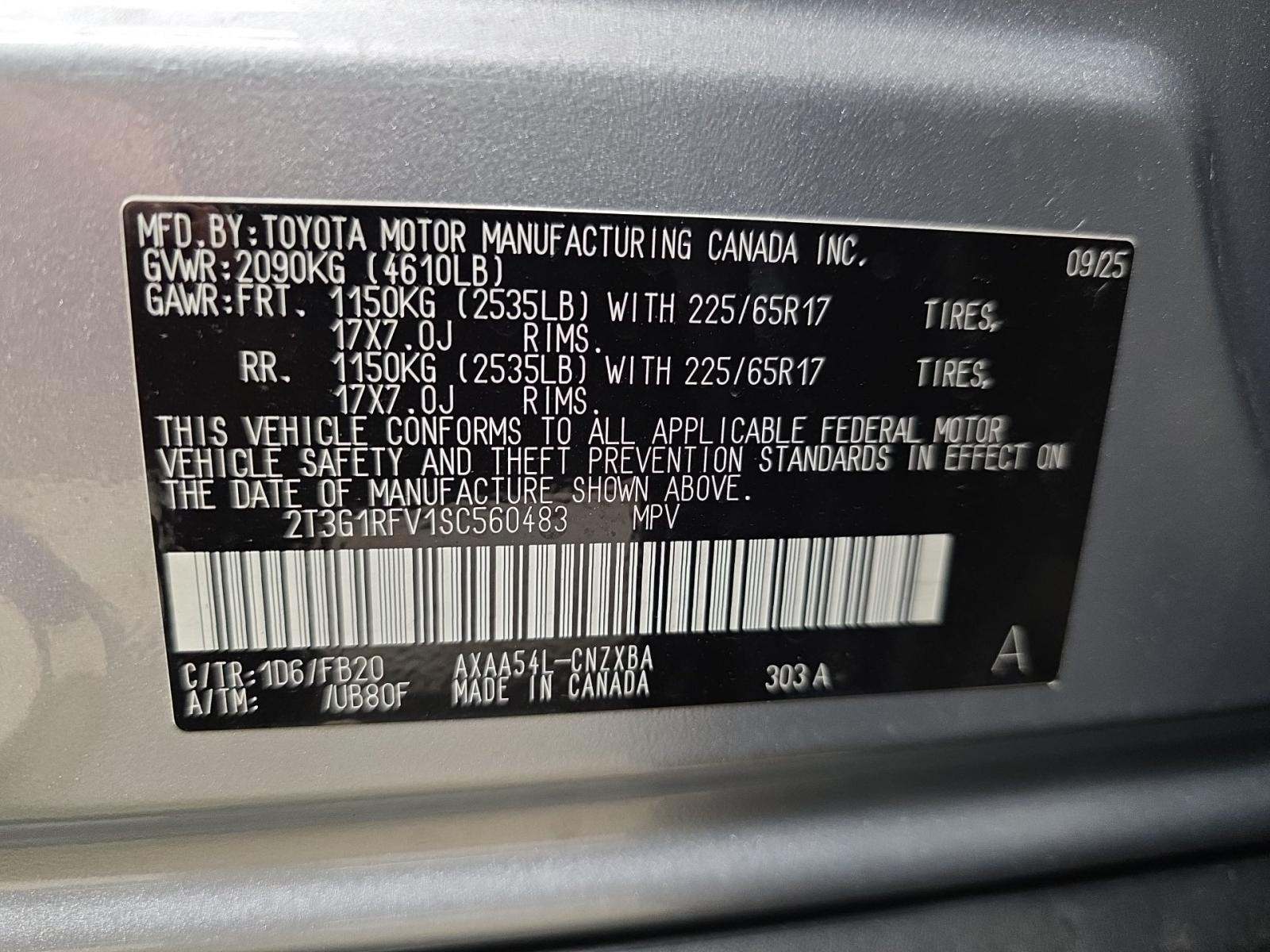 2025 Toyota RAV4 LE AWD