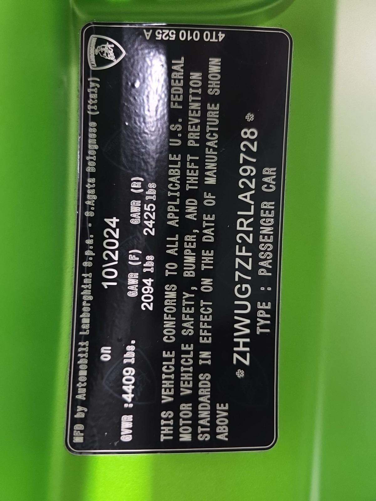 2024 Lamborghini Huracan Sterrato AWD