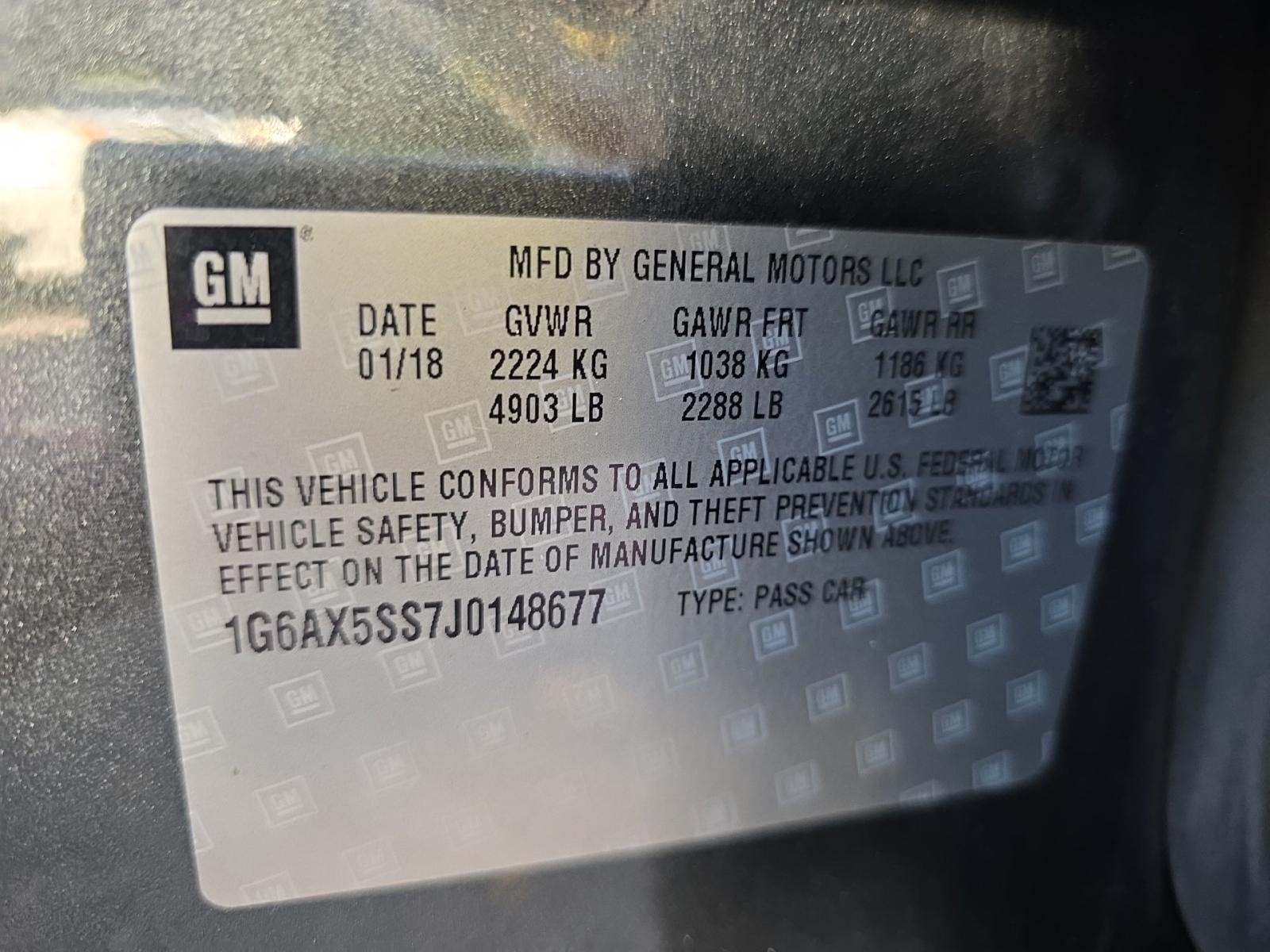 2018 Cadillac CTS Luxury AWD