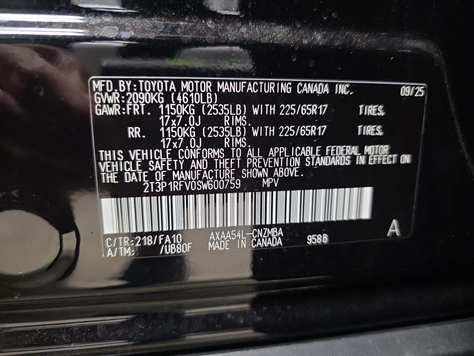 2025 Toyota RAV4 XLE AWD