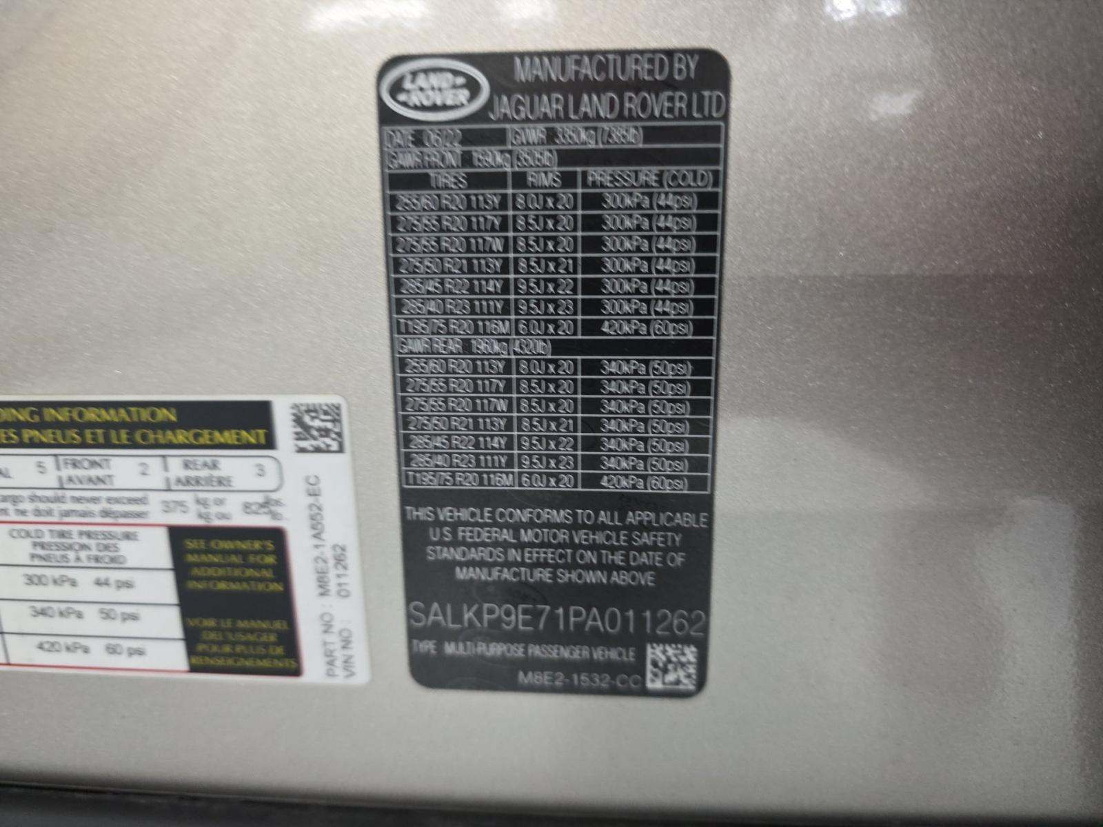 2023 Land Rover Range Rover SE AWD