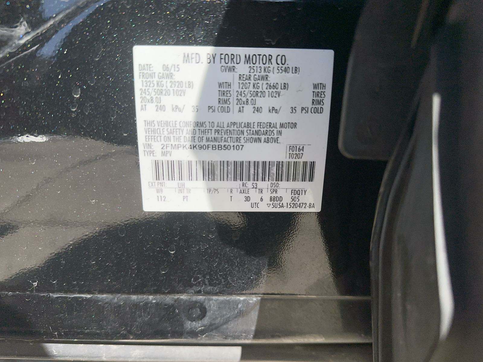 2015 Ford Edge Titanium AWD