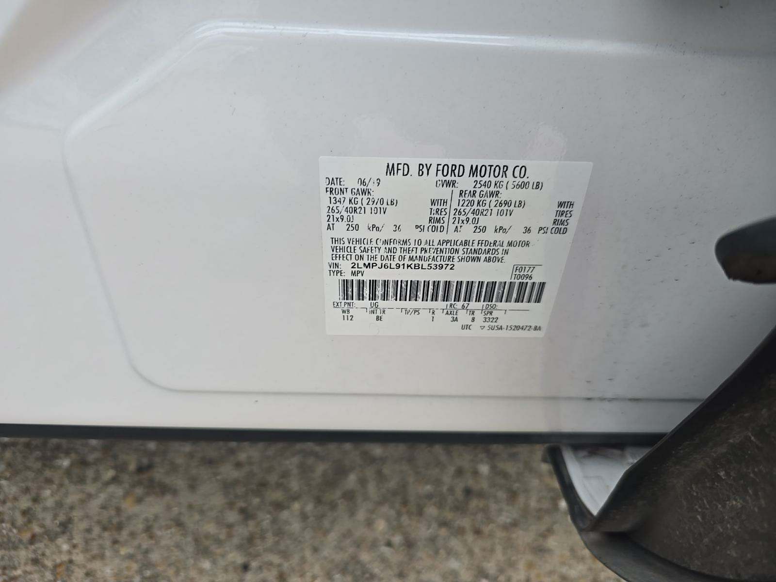 2019 Lincoln Nautilus Reserve FWD