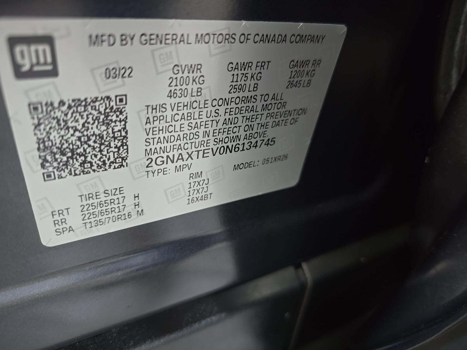 2022 Chevrolet Equinox LT AWD