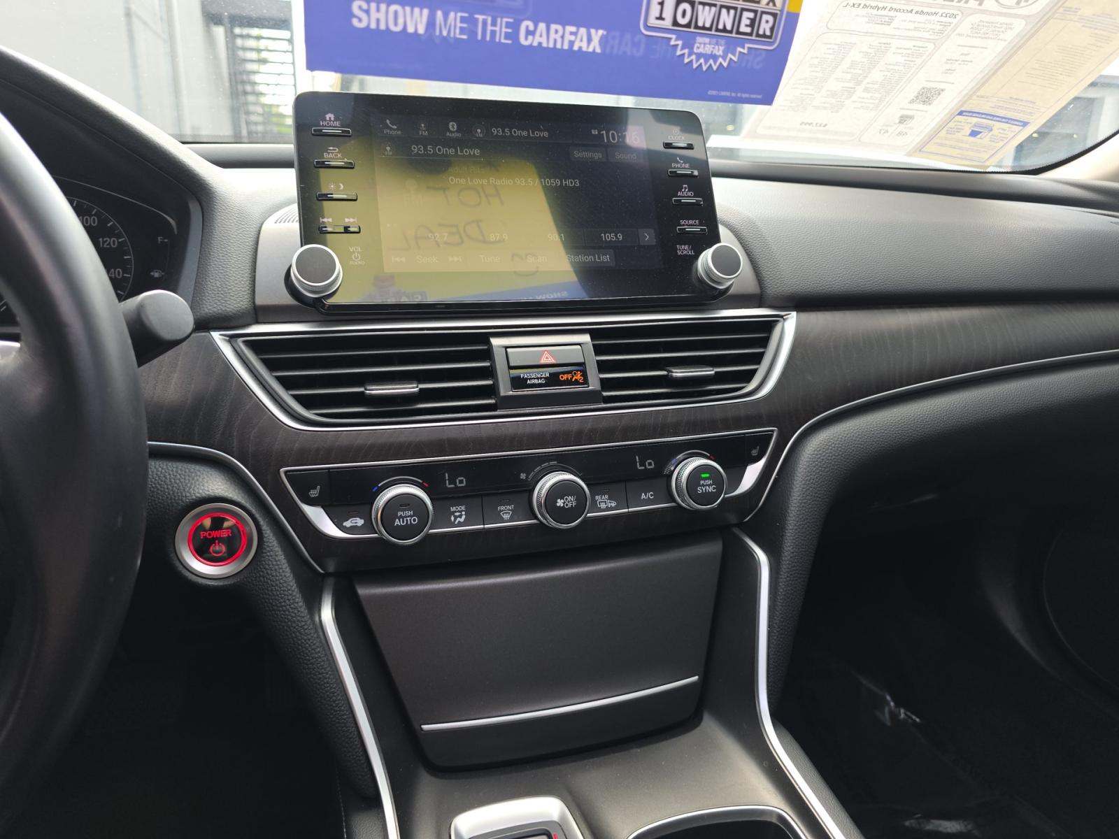 2022 Honda Accord Hybrid EX-L FWD