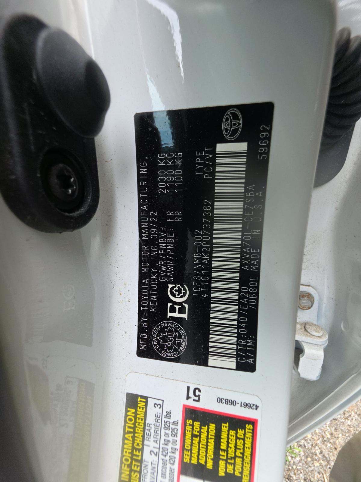 2023 Toyota Camry SE FWD
