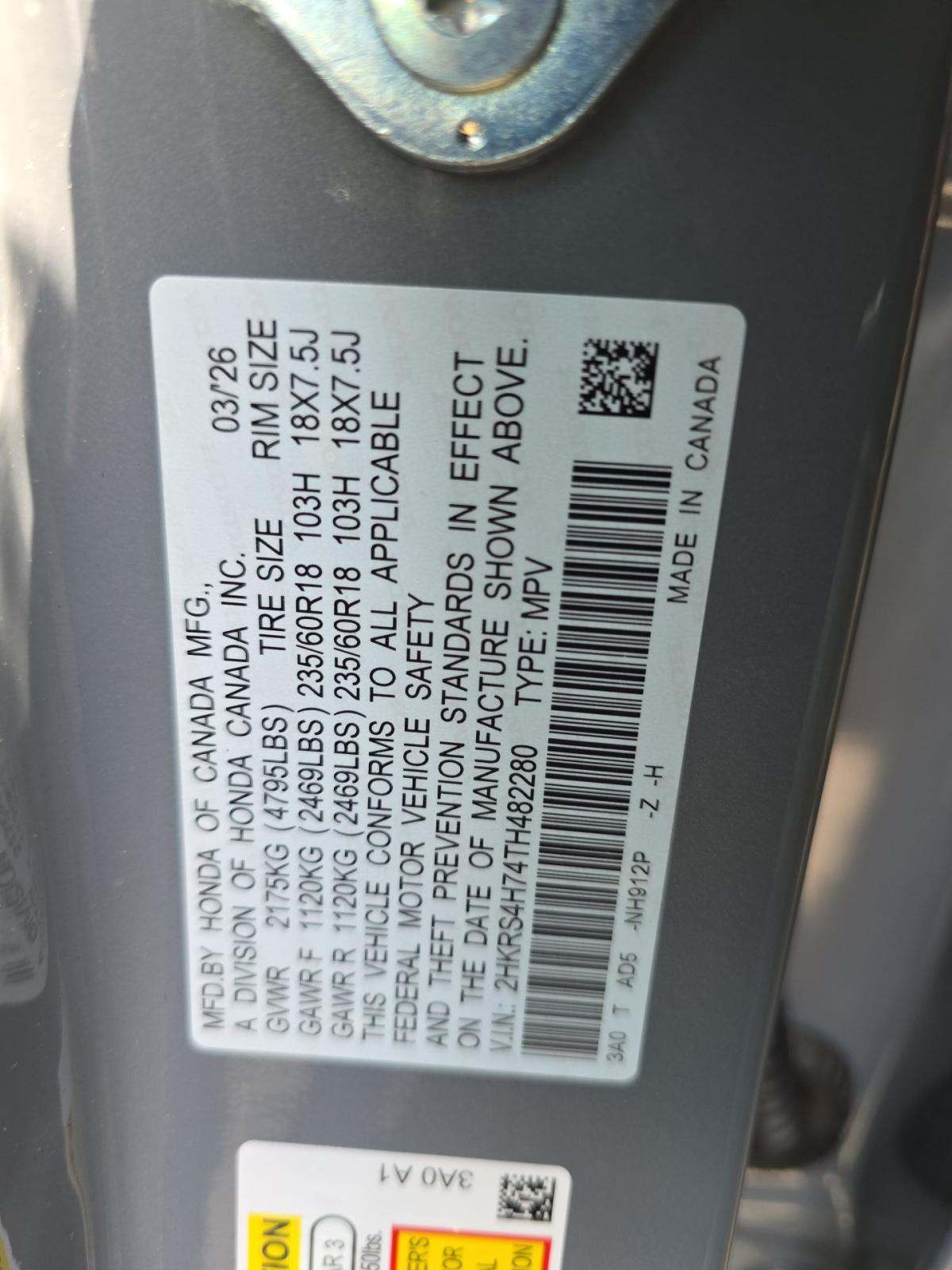 2026 Honda CR-V EX-L AWD