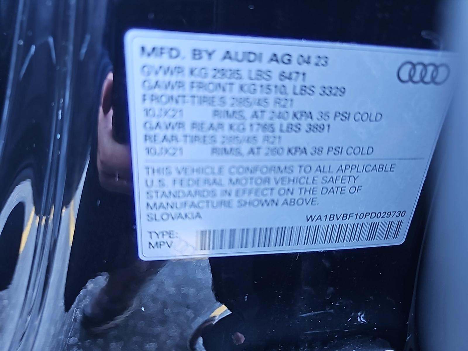 2023 Audi Q8 Premium Plus AWD