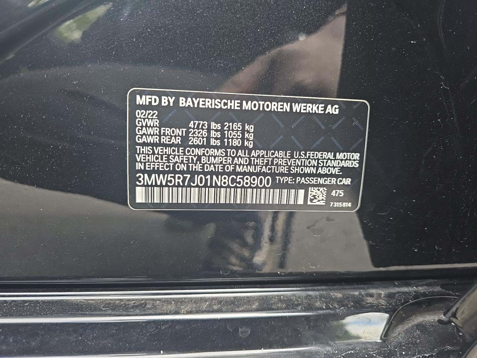 2022 BMW 3 Series 330i xDrive AWD