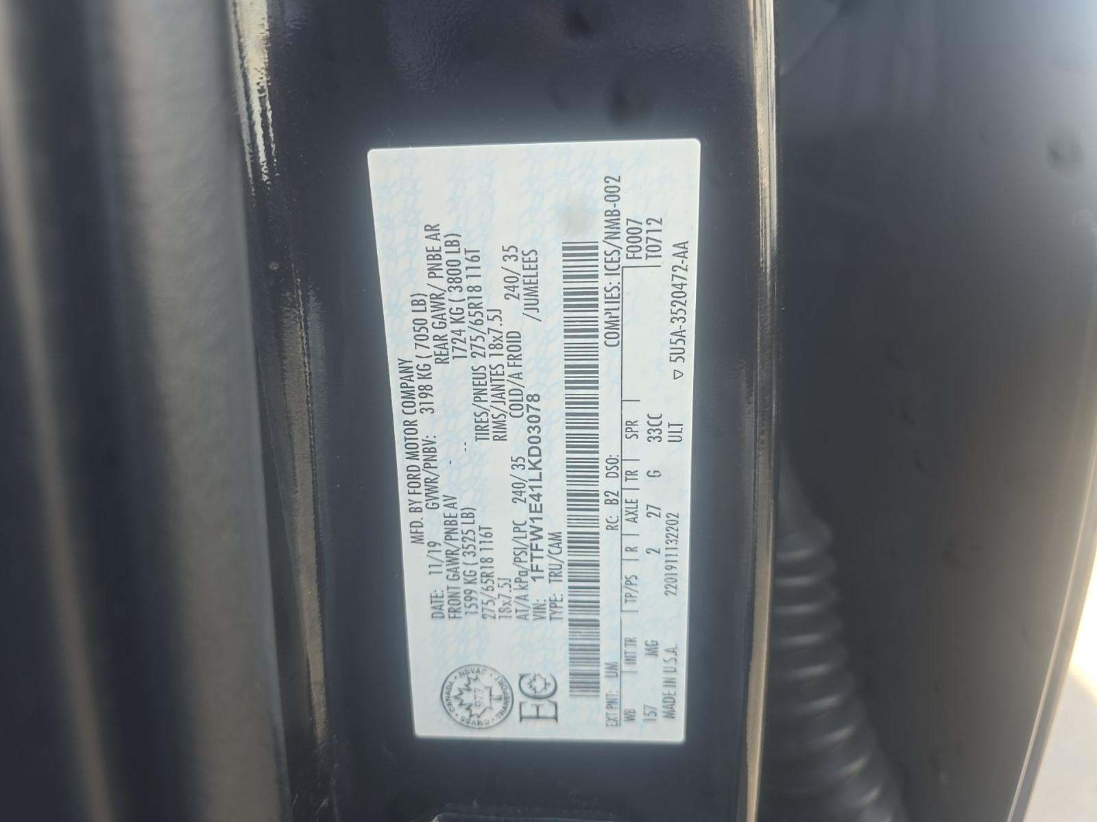 2020 Ford F-150 XLT AWD