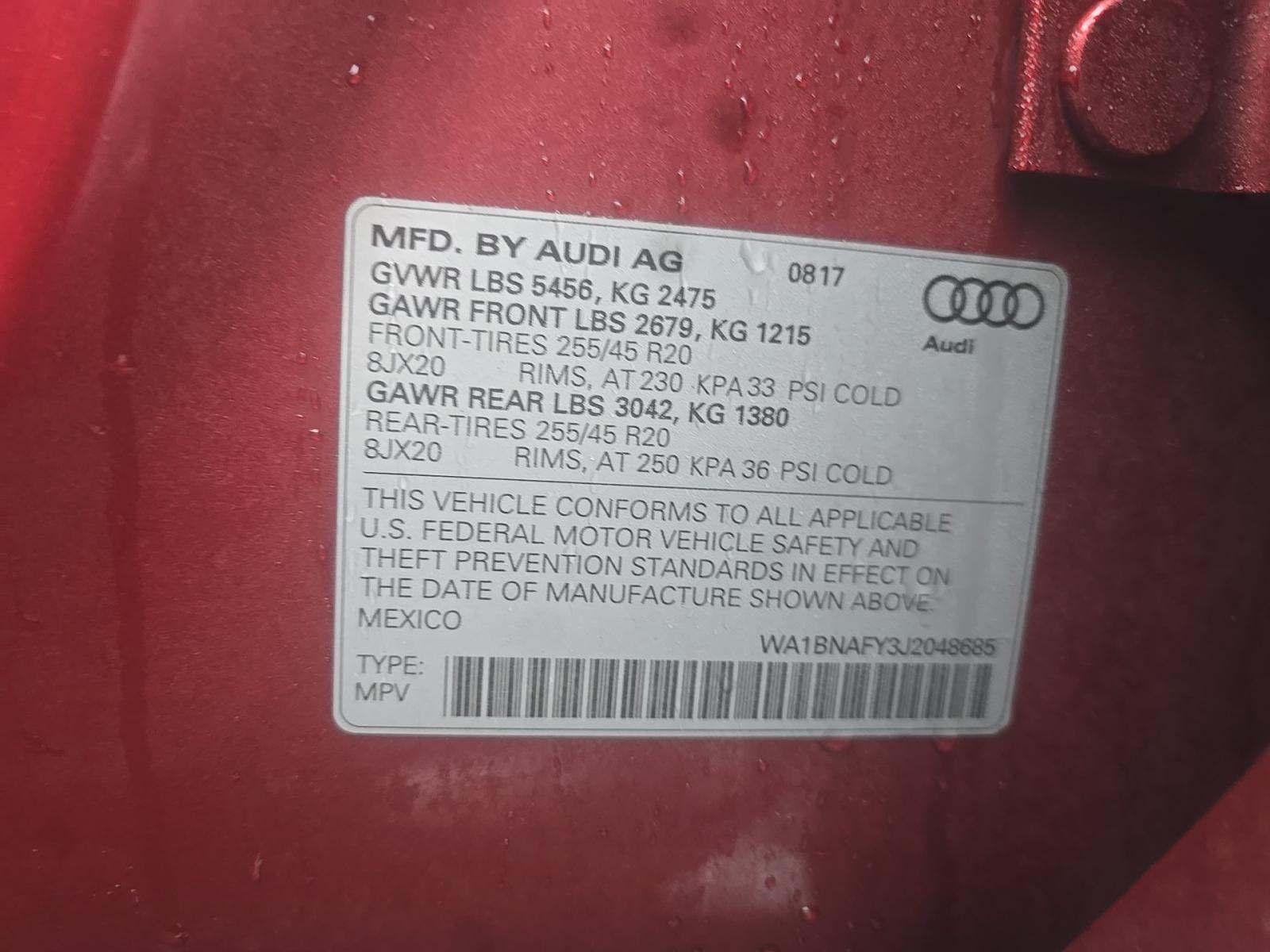 2018 Audi Q5 Premium Plus AWD