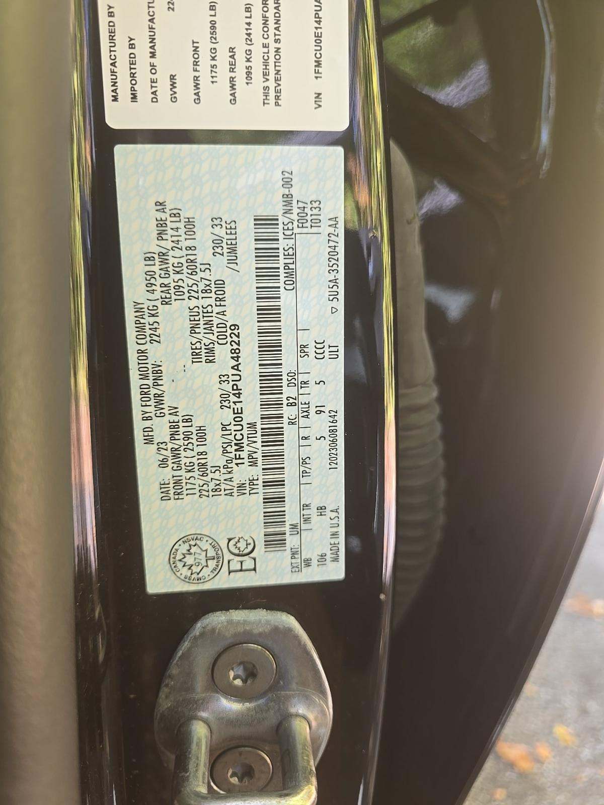 2023 Ford Escape Plug-In Hybrid FWD