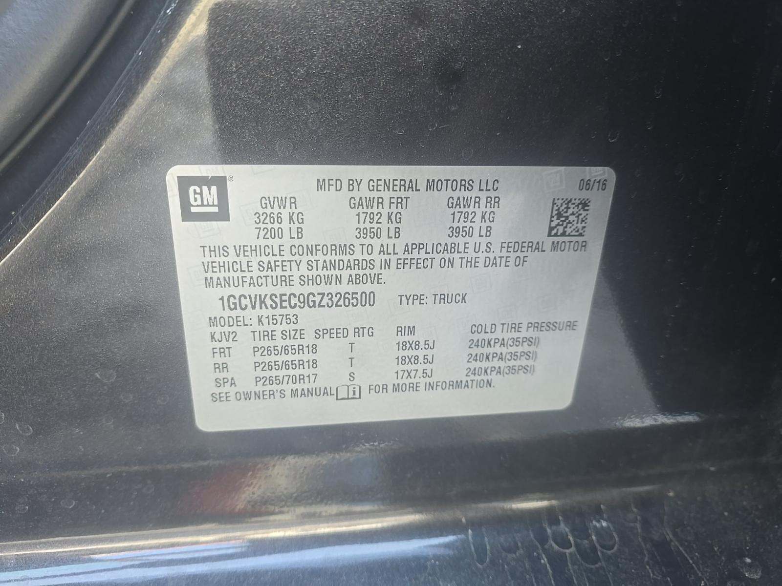 2016 Chevrolet Silverado 1500 LTZ Z71 AWD