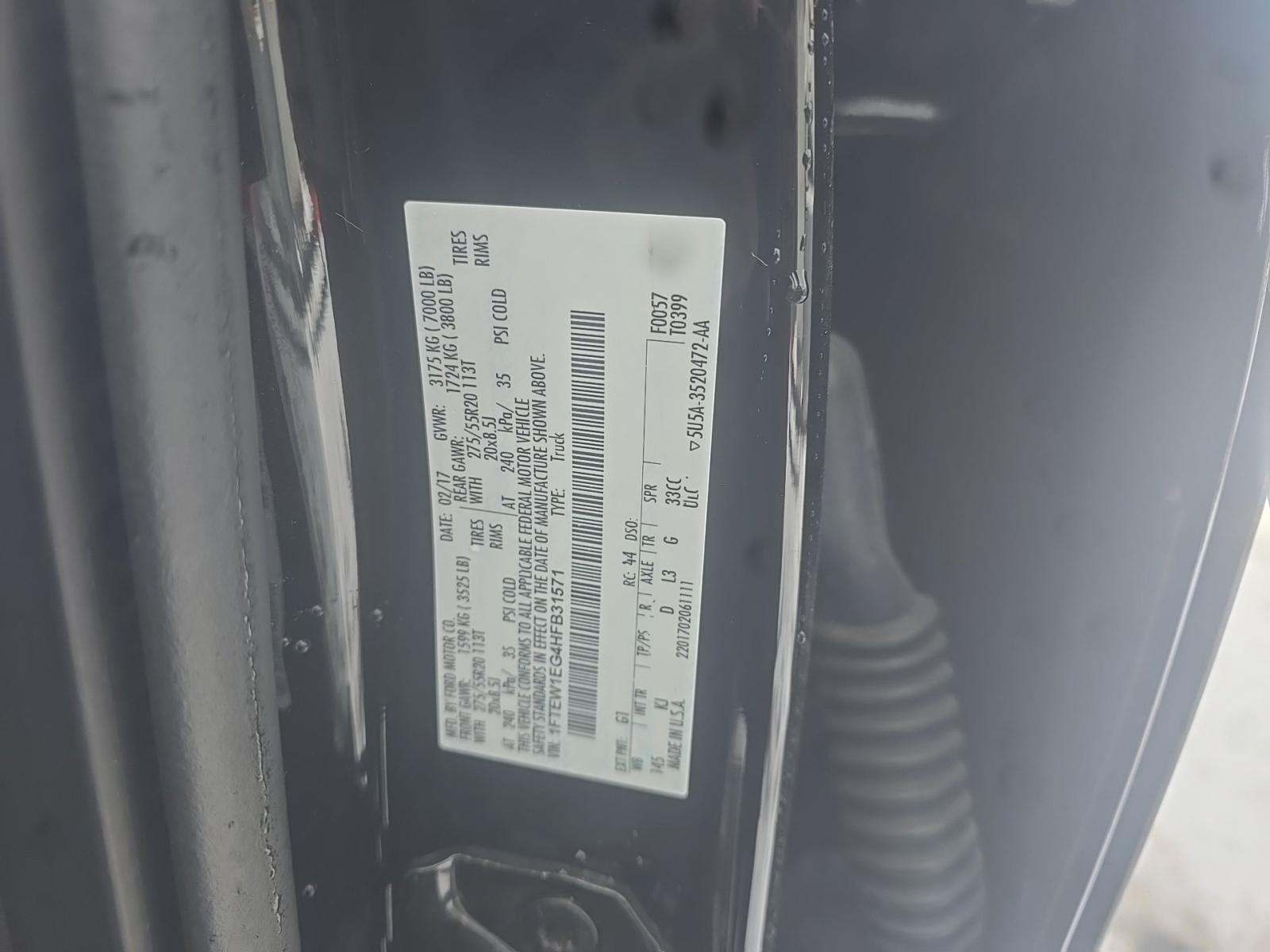 2017 Ford F-150 King Ranch AWD