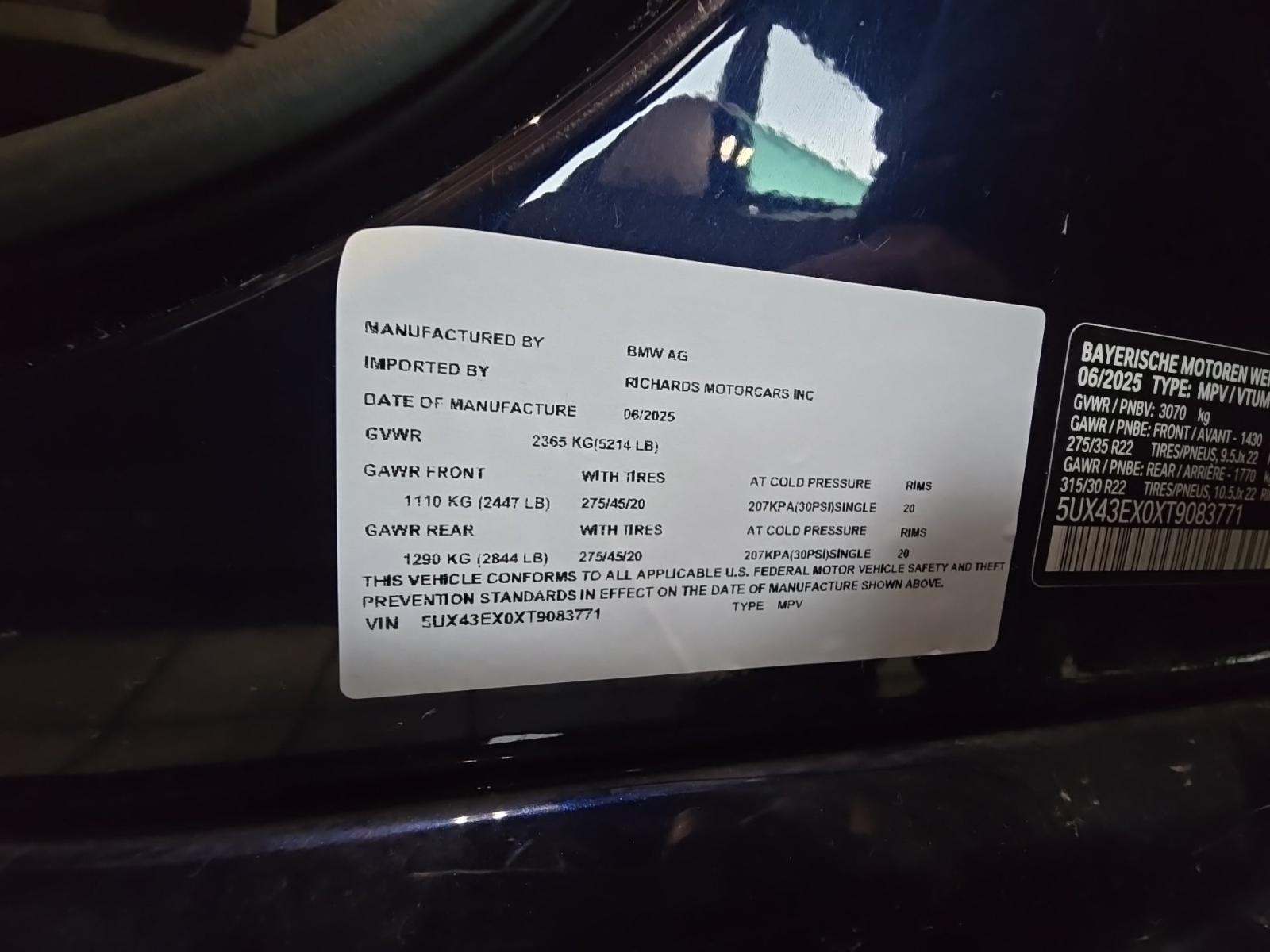 2026 BMW X6 M60i xDrive AWD