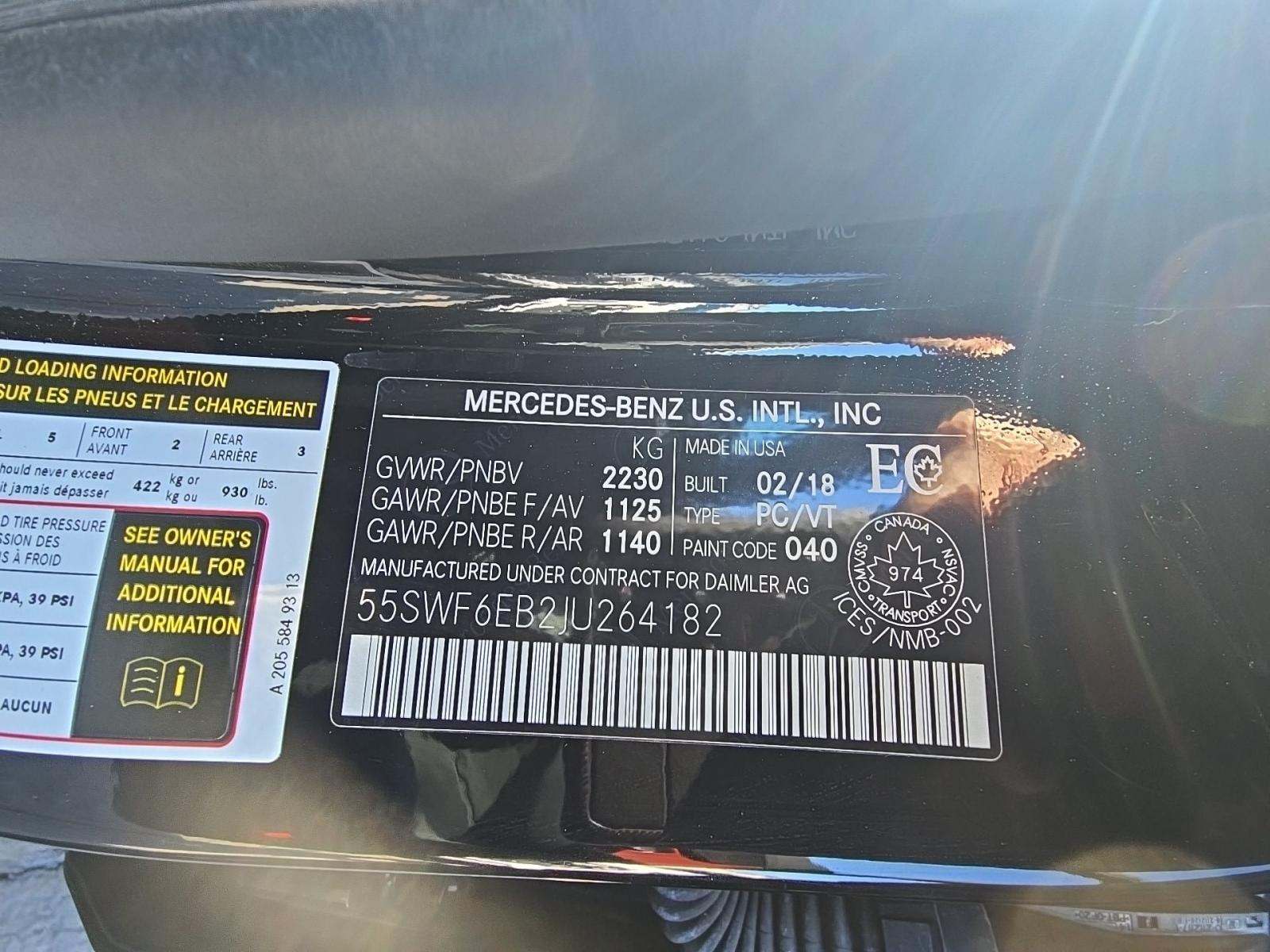 2018 Mercedes-Benz C-Class AMG C 43 AWD