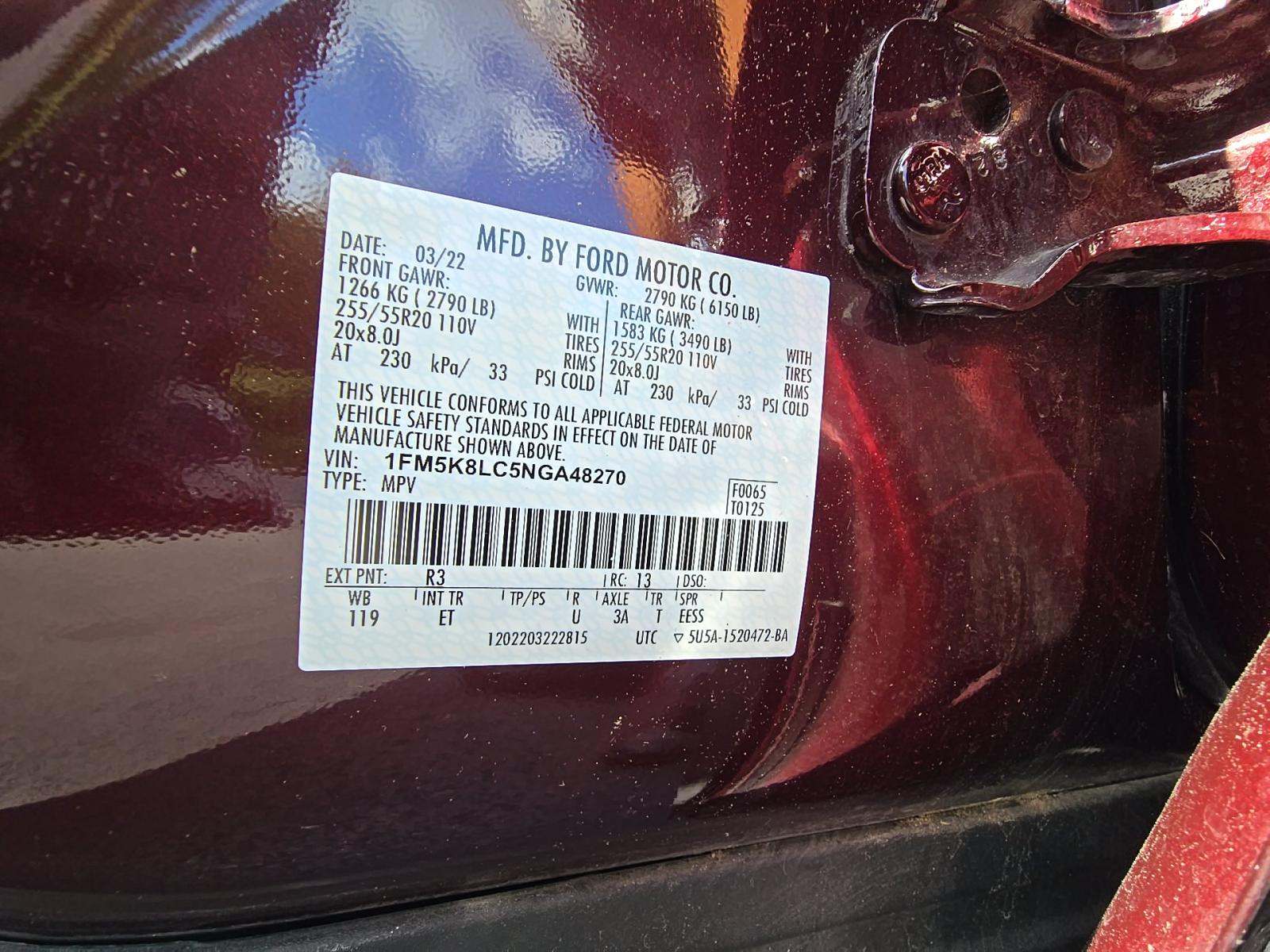 2022 Ford Explorer King Ranch AWD