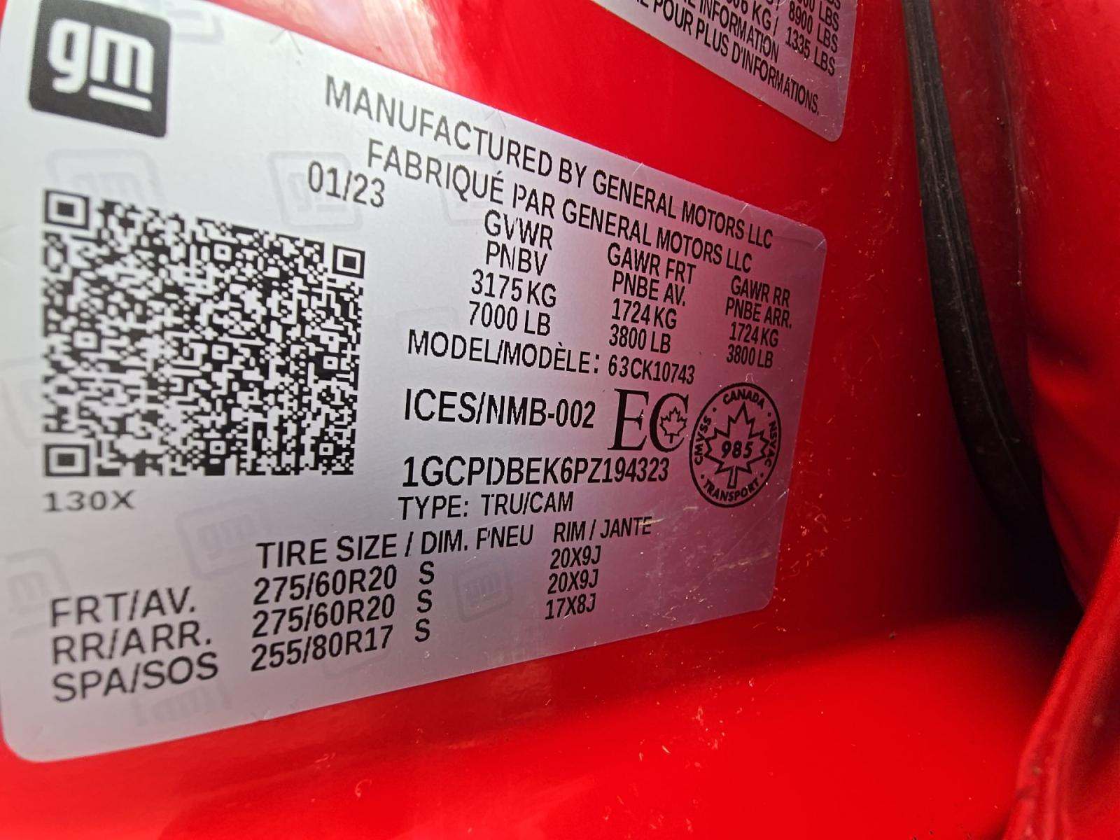 2023 Chevrolet Silverado 1500 Custom AWD