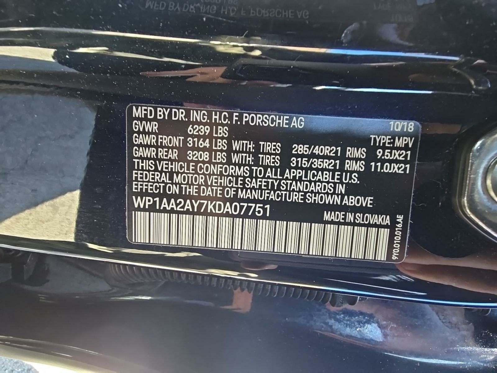 2019 Porsche Cayenne Base AWD