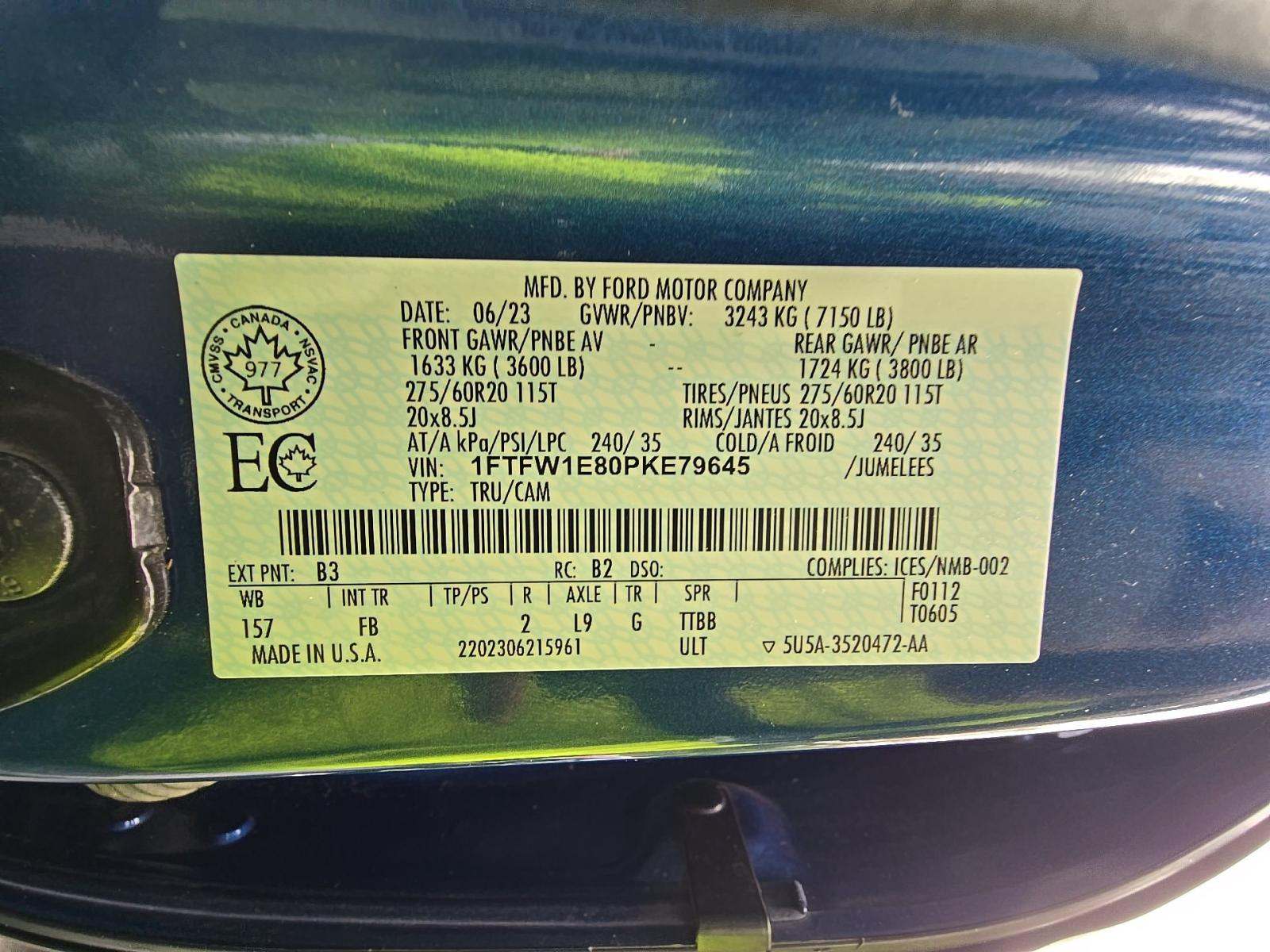 2023 Ford F-150 XLT AWD