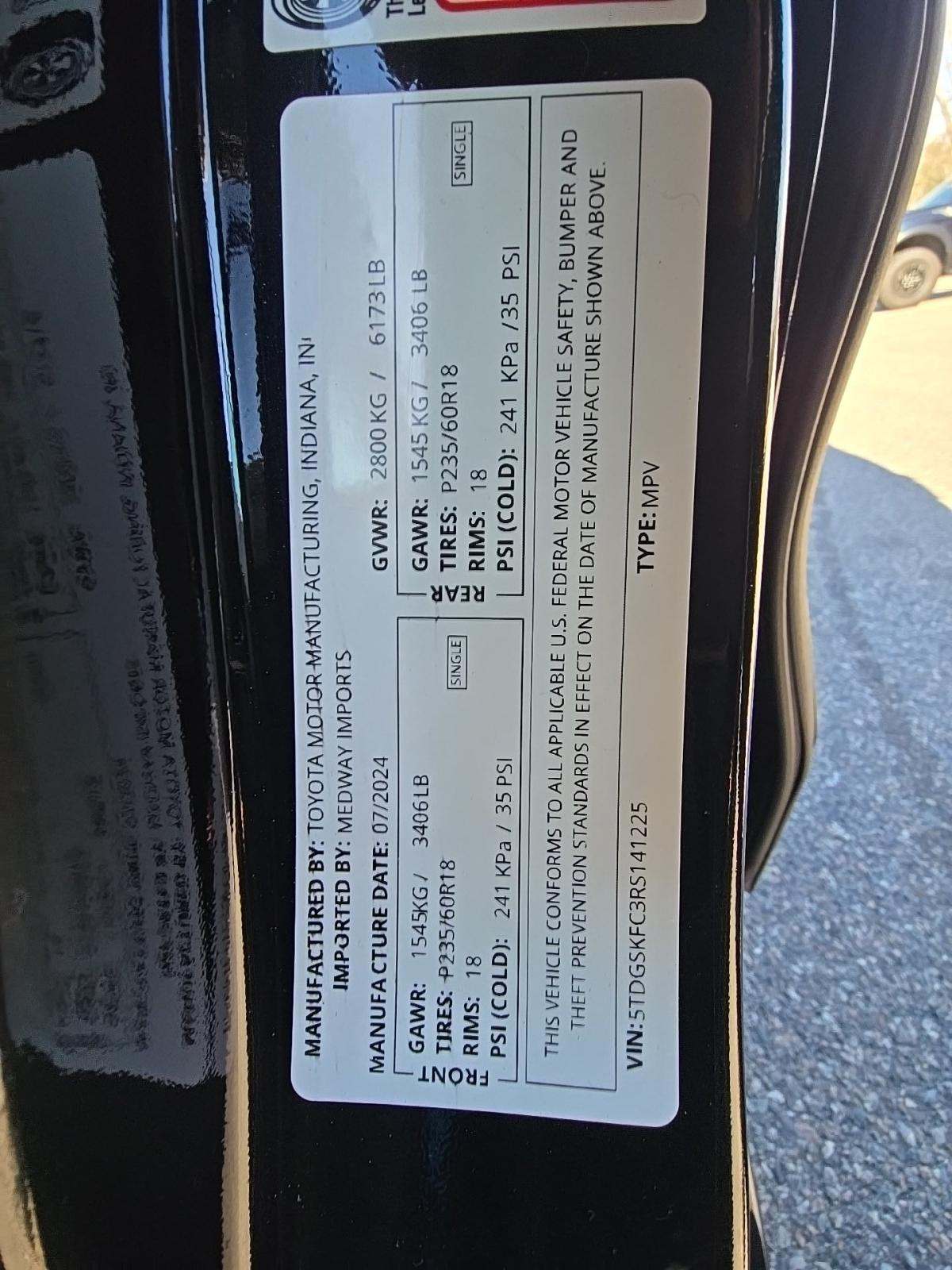 2024 Toyota Sienna XSE AWD